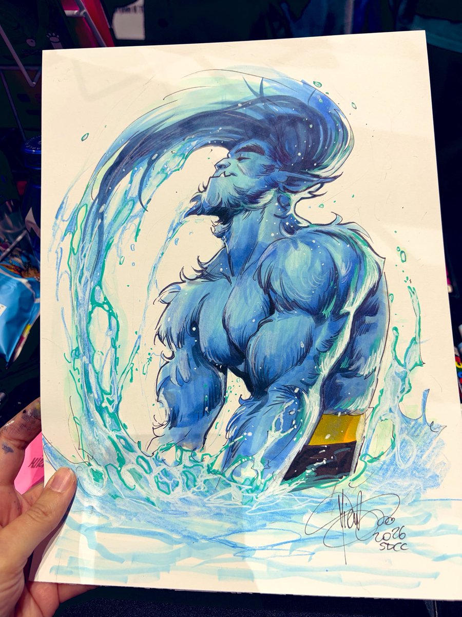 Mirkand's tweet photo. Live from #SDCC Artist Alley GG01 https://t.co/2q1SNz9emd