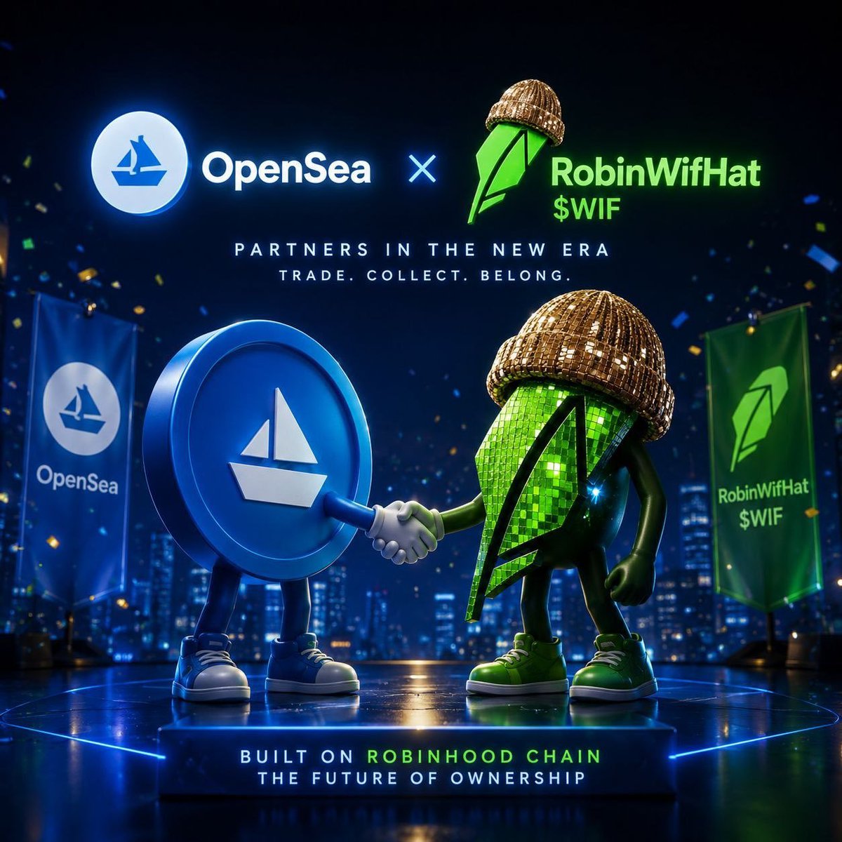 Adrianamessina9's tweet photo. I’d keep an eye on @RobinWifHat and its upcoming 2,222-supply NFT collection on Robinhood Chain.

The collection is launching through @opensea, and locking 200K $WIF secures a mint spot.

Founder @crypto_czar_eth has been actively supporting founders and communities across the NFT space.

dyor/nfa