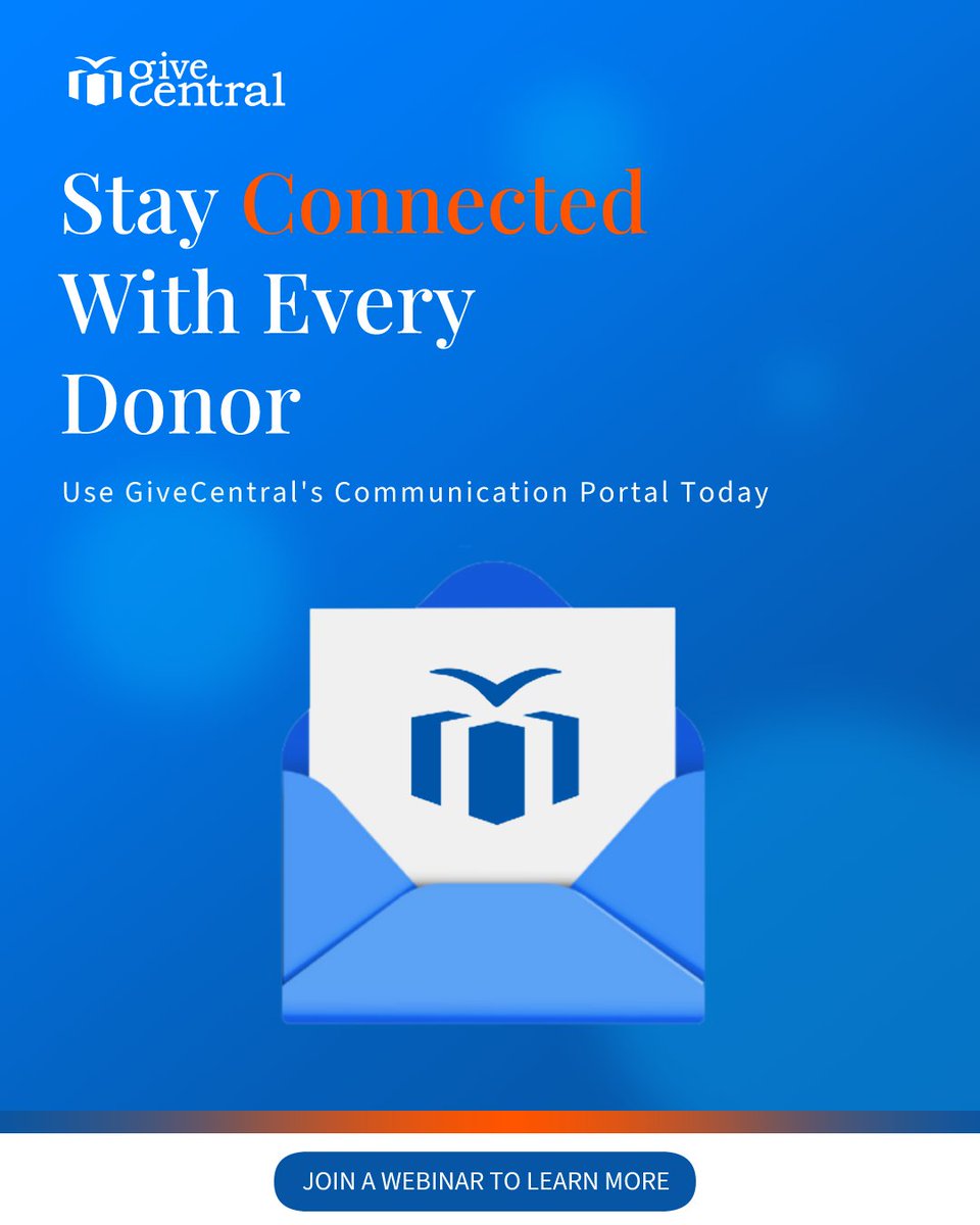 GiveCentral's tweet photo. Staying in touch with donors is easy to let slip.

GiveCentral's built-in communication portal makes it simple:

- Reach any contact — no separate software
- Pre-made templates + a simple editor
- Track opens, clicks &amp; engagement

Learn more:
https://t.co/wcFMbOb91S

#GiveCentral https://t.co/6xae7Y5wwb