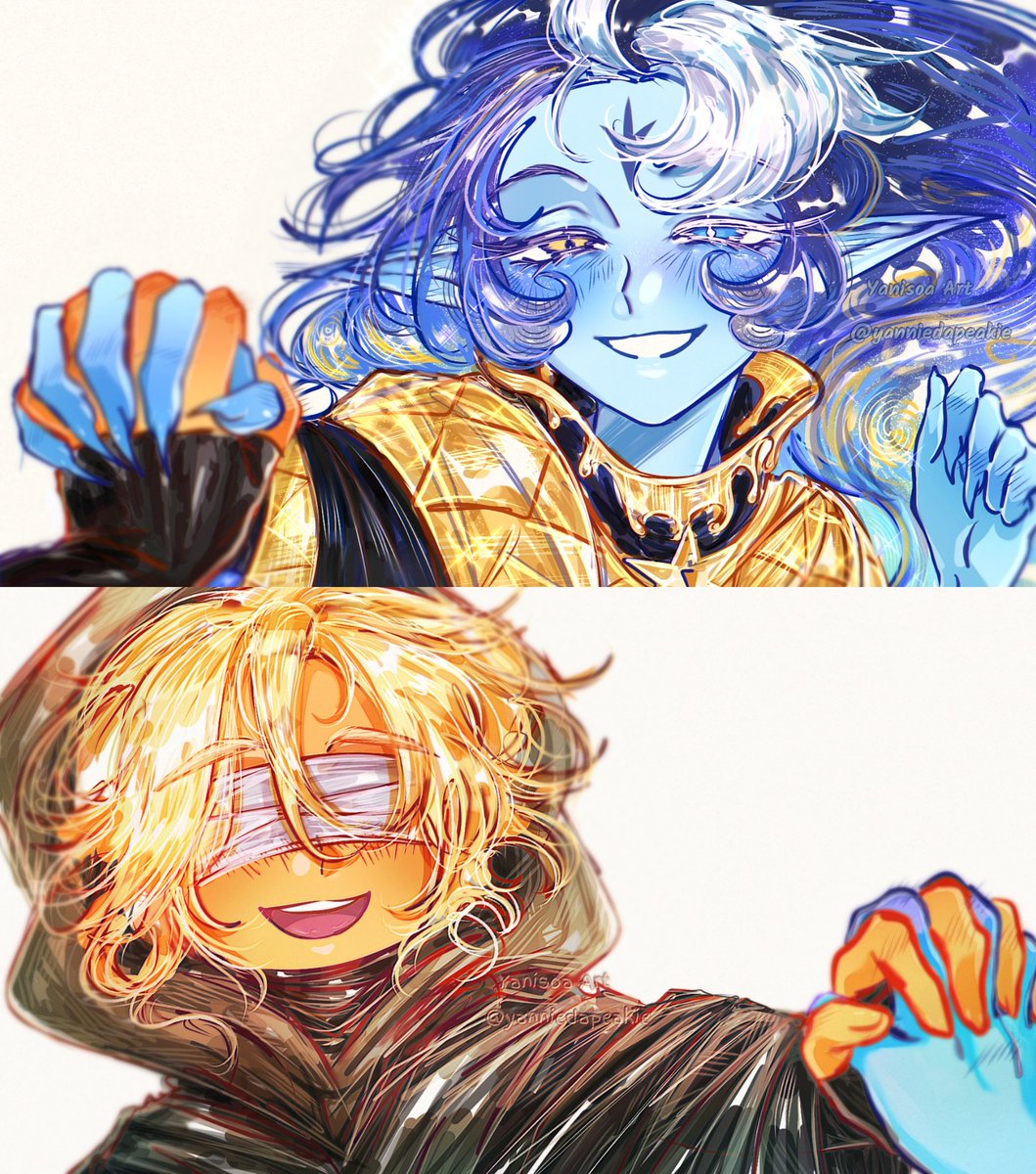 Yanisoa_Art's tweet photo. Without text MHMMMM~ 
They're so in love, my shaylas..
#healerfount #shadowvanilla #pureshadow #fountofknowledge #healercookie #purevanillacookie #shadowmilkcookie https://t.co/aIndVYhXKw