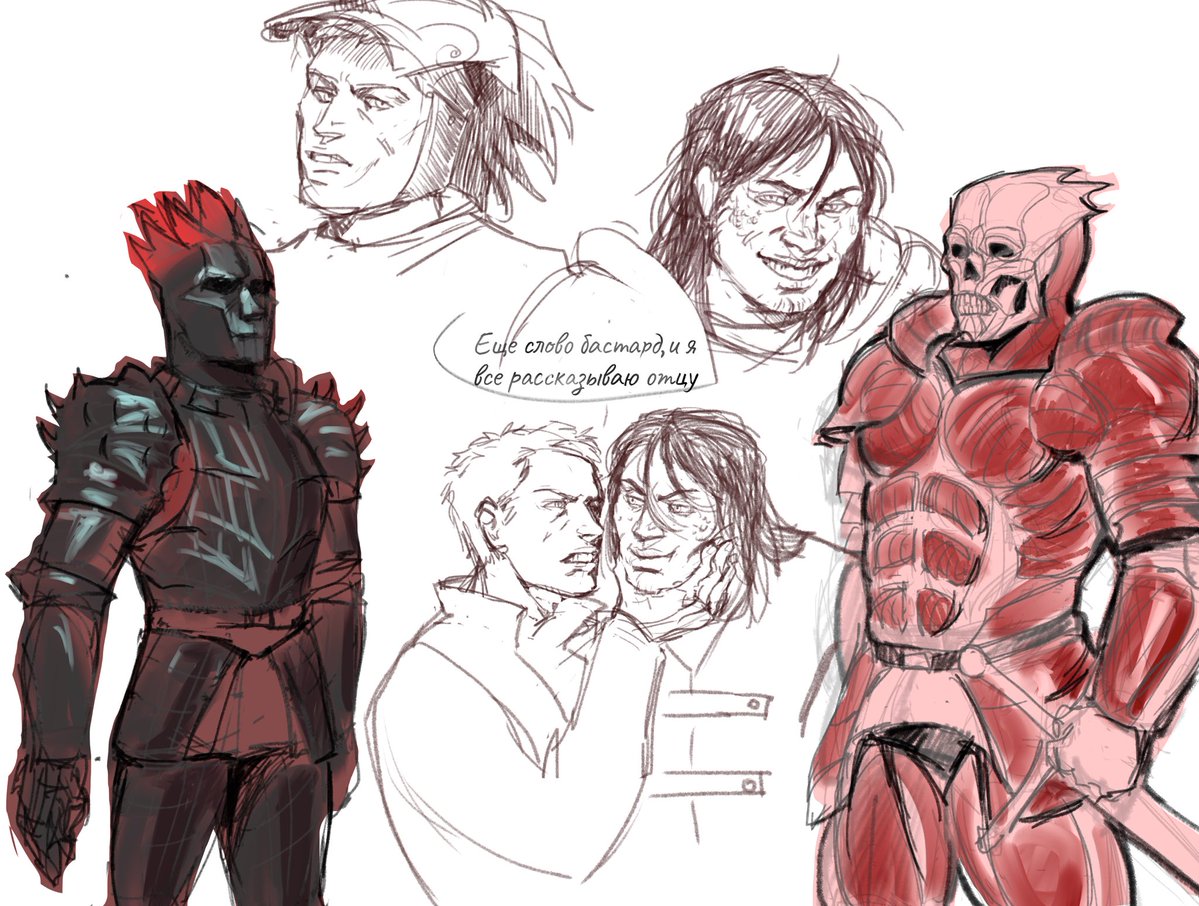 Tifon_66's tweet photo. Happily, after seeing the official illustration, Ramsay wanted to sketch this stupid pair of show-offs. I think Aerion would be a terrible snitch.

#aerionxramsay #ramsaybolton #ramsaysnow #aeriontargaryen #asoiaf #akotsk https://t.co/caf82qYAb8