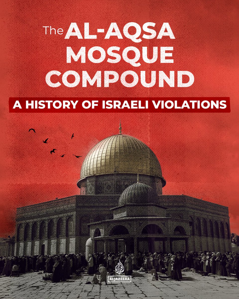 AJEnglish's tweet photo. 🧵THREAD 

Israeli incursions at the Al Aqsa Mosque compound have significantly increased since 2003, while restrictions on Palestinians have been tightened. https://t.co/GUFrkRPqDA