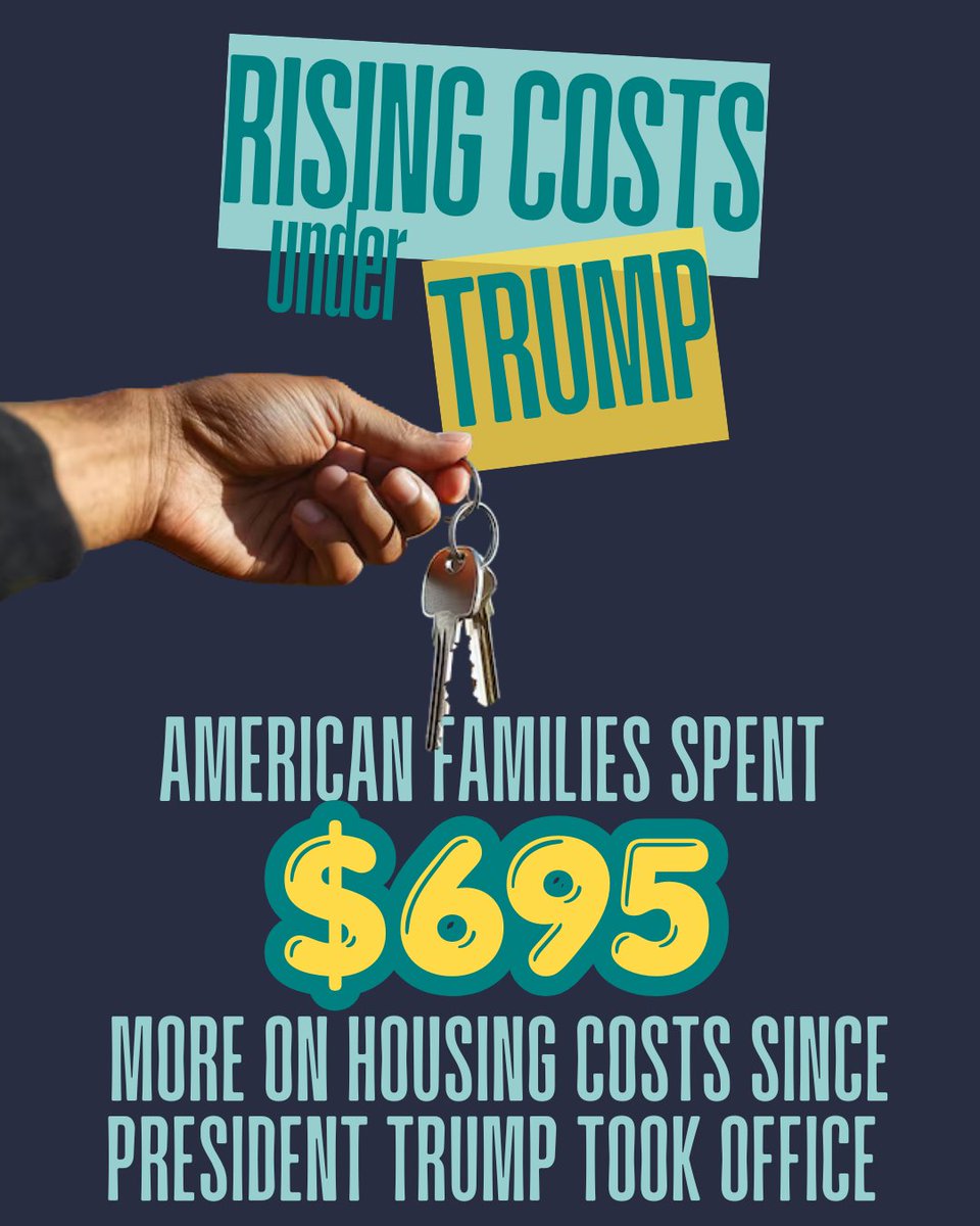 RepDeSaulnier's tweet photo. President Trump promised to lower costs on day one, but his tariffs and ongoing war in Iran are making life even more expensive. https://t.co/BrCMSpT3P4