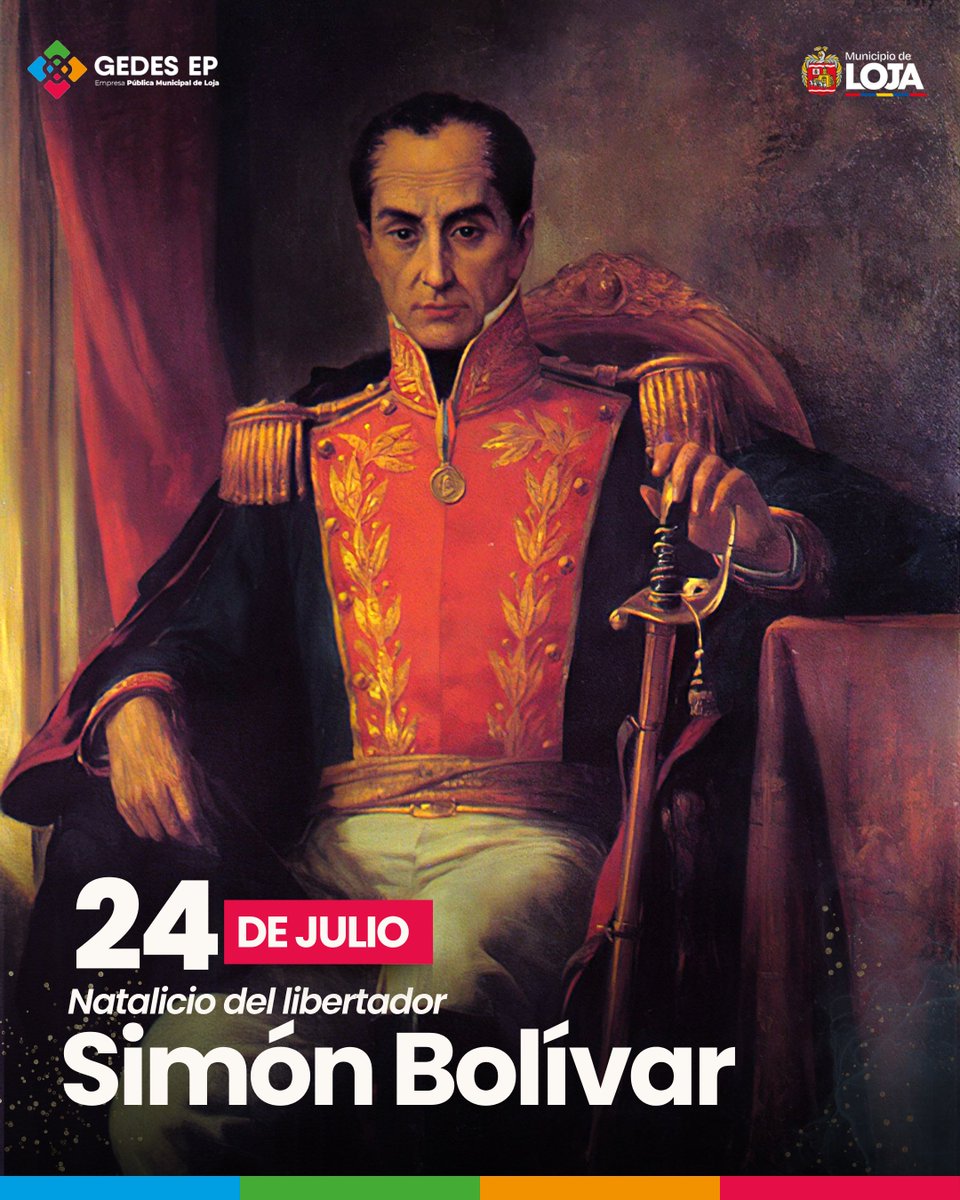 EpGedes's tweet photo. Un día como hoy nació Simón Bolívar, un líder que nos demostró que los grandes cambios requieren visión, determinación y trabajo en equipo. 🌍💡

En GEDES EP honramos ese legado transformando, innovando y construyendo un futuro sostenible día a día. 🚀🏢 https://t.co/4ws4B9EWud