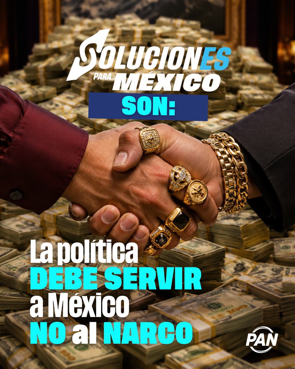 AccionNacional's tweet photo. ¡La política es para servir al bien común de las familias!

Desde el PAN impulsamos soluciones para sancionar a los políticos que pacten con el crimen organizado.

#SolucionesParaMéxico
#PatriaFamiliaYLibertad https://t.co/QIdeoPhBjV
