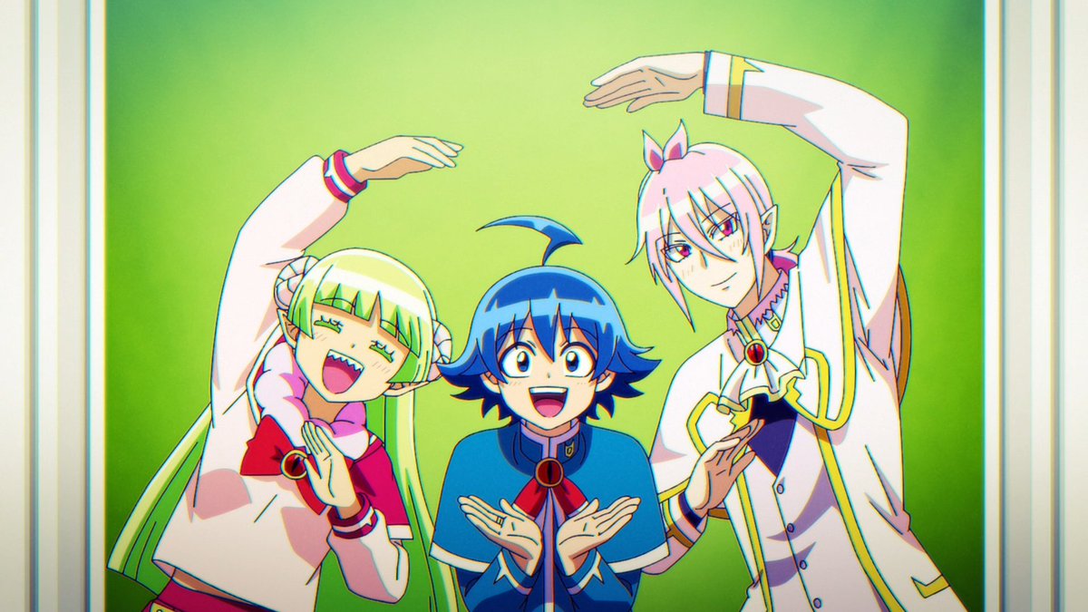 MatDavRT's tweet photo. Sábado del trio Iruma-kun 💛
#WelcomeToDemonSchool #Irumakun #Mairimashita
#魔入りました入間くん #Clara #AzzAzz #AliceAsmodeus #Asmodeus #ClaraValac https://t.co/Cb7RLoLNX0
