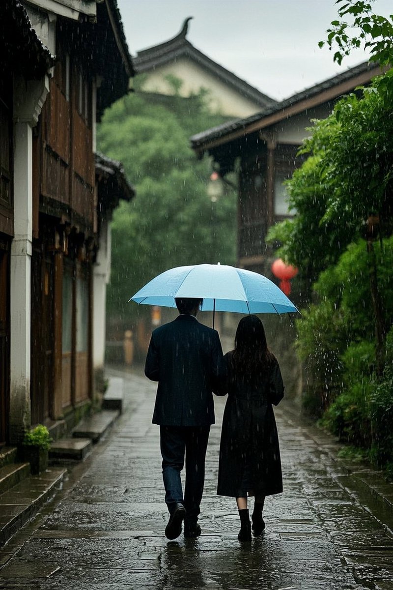 nszi31's tweet photo. Just got dragged into the rain by my guy—now we’re sharing one hoodie, laughing till our sides hurt, and it’s the perfect little mess https://t.co/uj9QvRzQZB