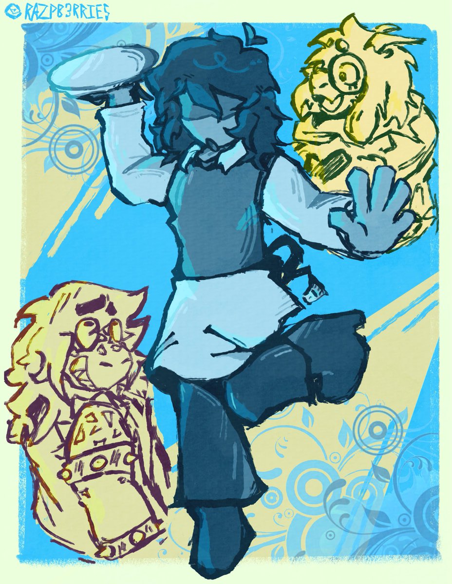 RAZPB3RRIES's tweet photo. I miss chapter 3 lowkey #deltarune #ralsei #susie #krisdreemurr #art https://t.co/im0bTPyNeW