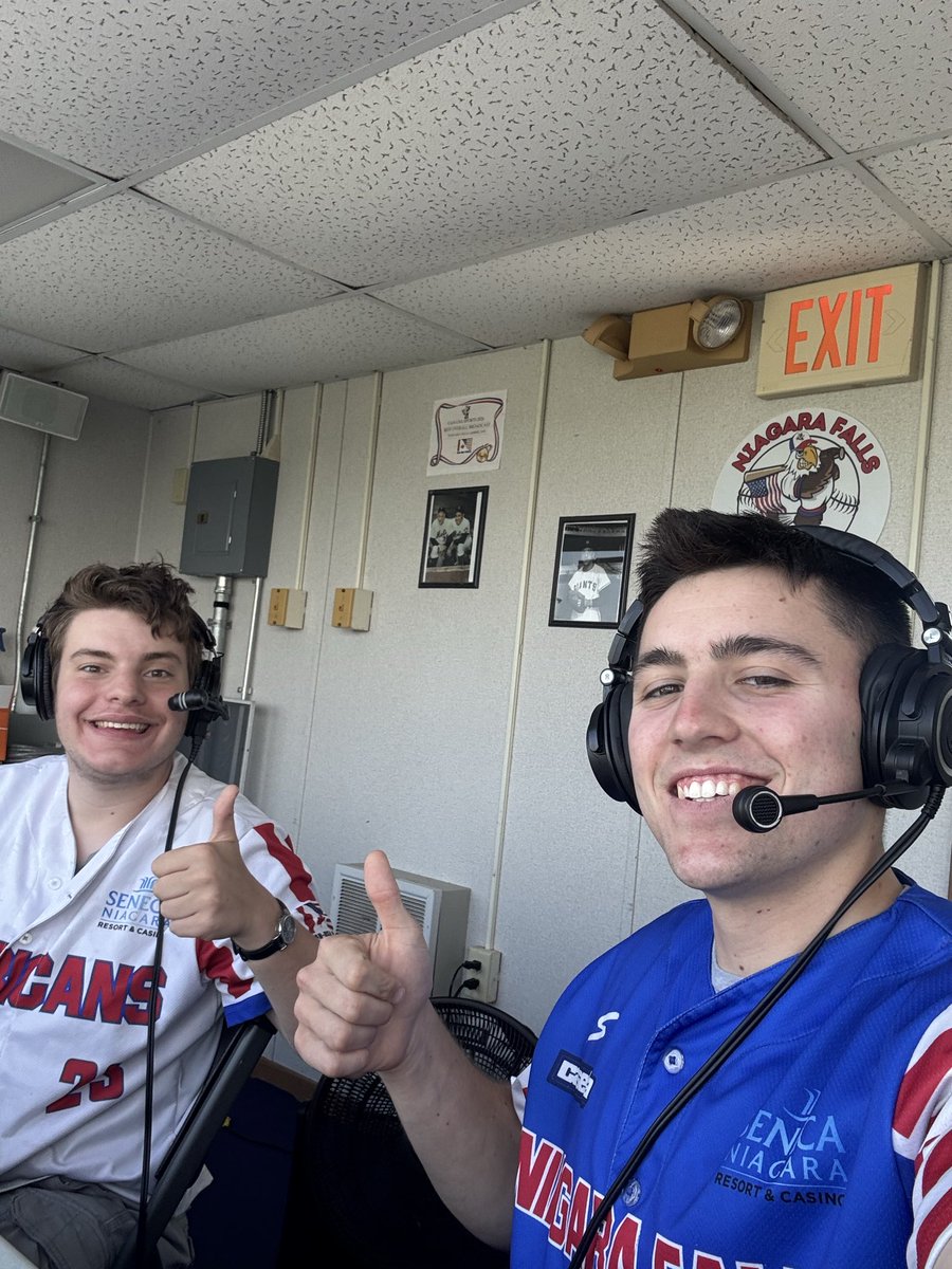 tomrookmedia's tweet photo. Game #40 at Sal Maglie Stadium!

Niagara Falls Americans vs. Niagara Ironbacks

Join myself and @EthanDBroadcast on the call right here: https://t.co/ZXqet5Eq1t

@AmericansPGCBL | @PGCBLbaseball https://t.co/NWXxxKghds
