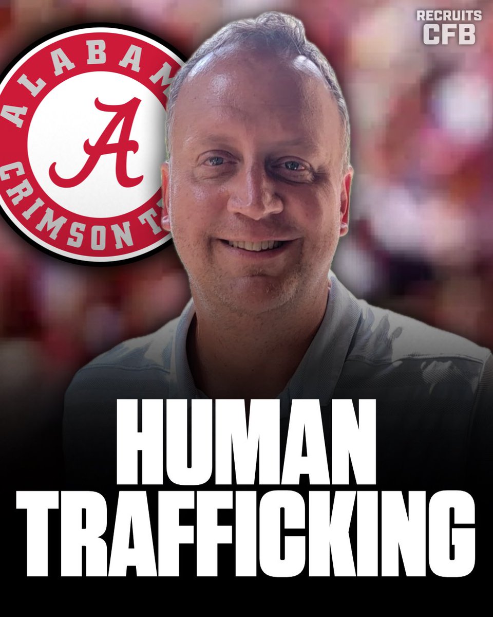 recruits_cfb's tweet photo. The Director of Content for Alabama’s NIL collective “Yea Alabama,” Aaron Suttles, has been arrested as part of a human trafficking operation, along with 15 other individuals, according to authorities 🤯 

Suttles’ pinned tweet is a weird joke about Saban touching girls, and he appears to be well known by Tide fans online…