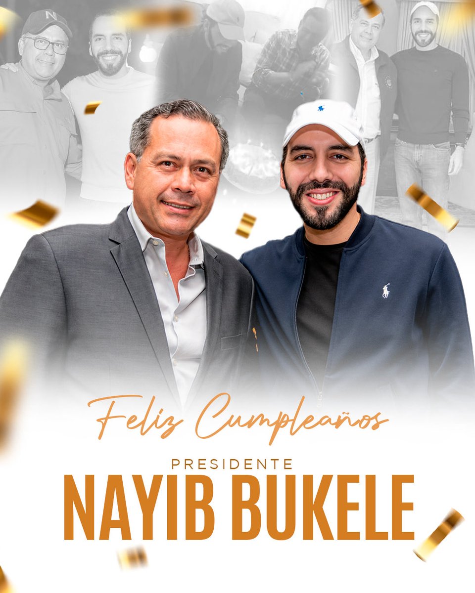 edwinnunez's tweet photo. Feliz cumpleaños Presidente @nayibbukele 🎂
Que Dios te bendiga siempre y te dé lo mejor de la vida a ti y tu familia! Y gracias por todo lo que haces y el amor a tu país. 🇸🇻
Siempre estaremos a tu lado para seguir luchando por el país soñado !! 🙏🏻 https://t.co/kezOzRknRM