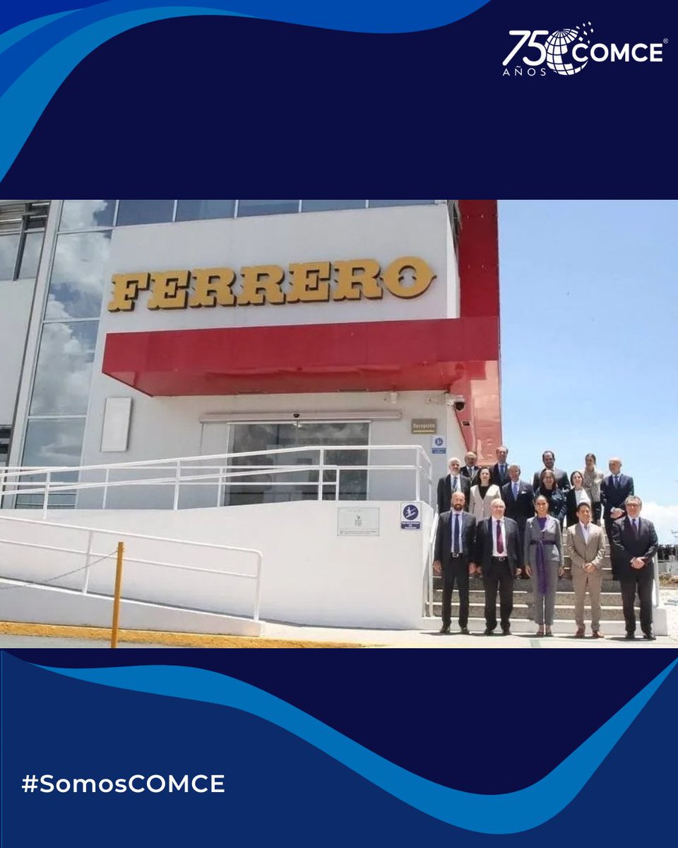 ComceOficial's tweet photo. 🇲🇽🍫 Sergio E. Contreras, Presidente del COMCE, y Lorenzo Vianello, Presidente del Comité Empresarial México-Italia del COMCE, participaron en el anuncio de la nueva inversión de 86 millones de dólares de Grupo Ferrero para fortalecer su planta de San José Iturbide, Guanajuato. https://t.co/AQtDc14ESh