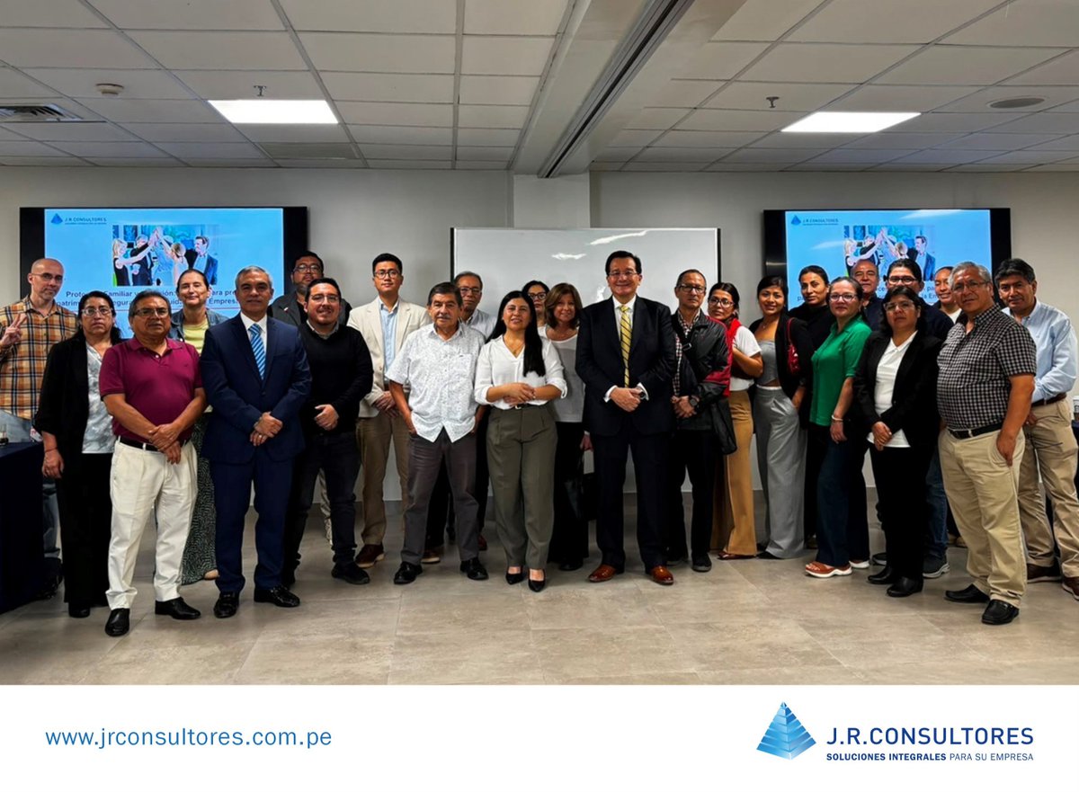 JRCONSULTORES_'s tweet photo. 👥 ¡FELICITAMOS Y AGRADECEMOS A LOS EMPRESARIOS PARTICIPANTES DE LA CONFERENCIA “PROTOCOLO FAMILIAR Y SUCESIÓN: CLAVES PARA PRESERVAR EL PATRIMONIO Y ASEGURAR LA CONTINUIDAD DE LA EMPRESA FAMILIAR”! https://t.co/IVbdnnQkiR