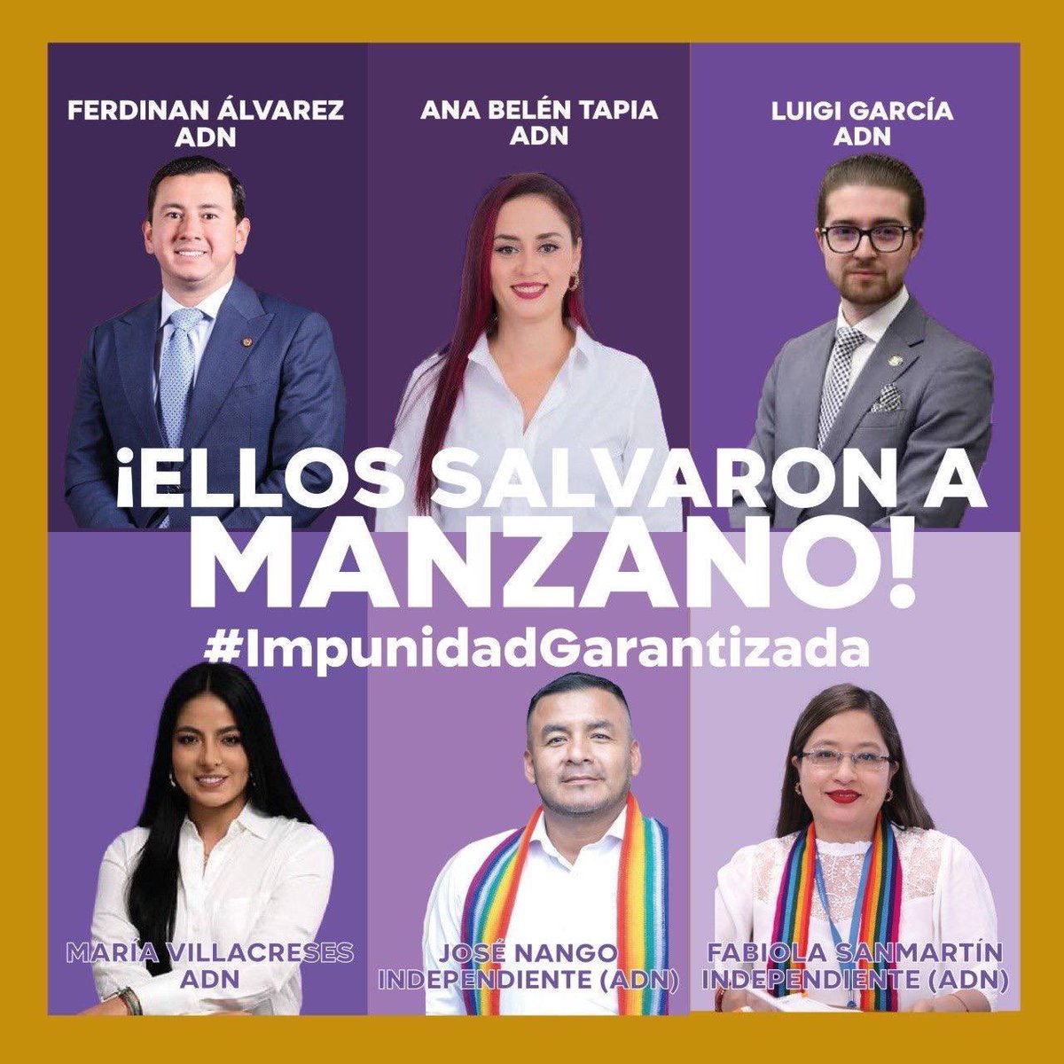 VitelliVicenzo's tweet photo. @BancadaADN Nunca olvidar quienes fueron q salvaron a esta ladrona sinvergüenza https://t.co/kIWRdAjWTC