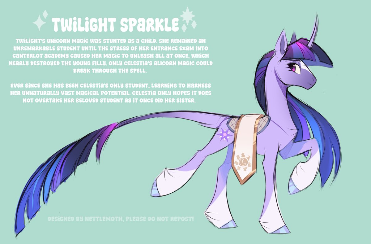 nettlemoth's tweet photo. Would now be a good time to re-post my main 6 redesigns I did this summer ? #mlp #mlpfim #mlpG6 https://t.co/kSRoobjpZU
