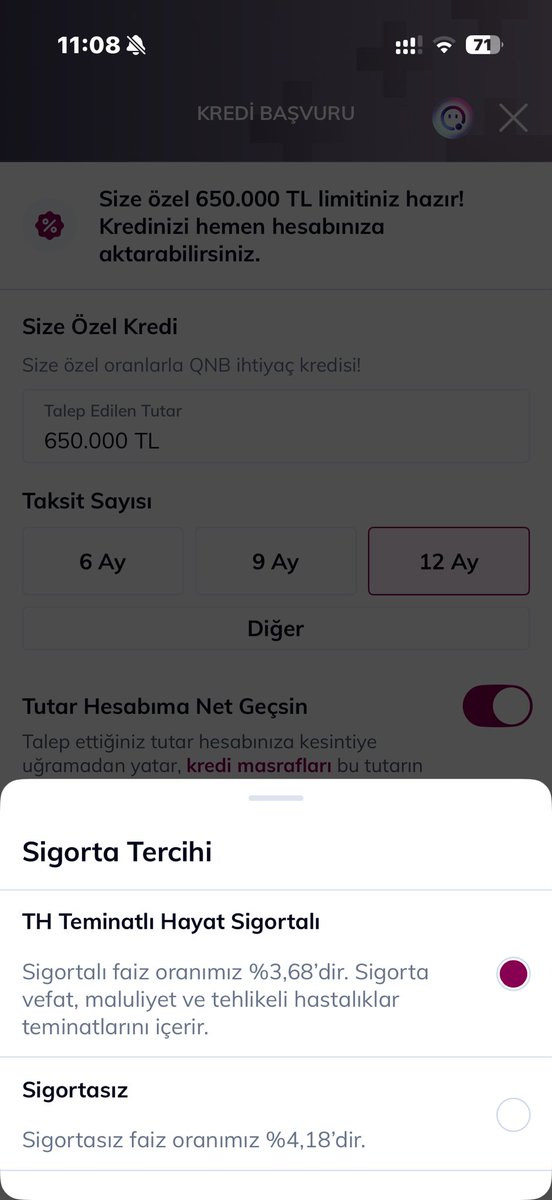 PresidentEmir's tweet photo. @krediadam qnb daha düşük https://t.co/Q8ipbU96N6