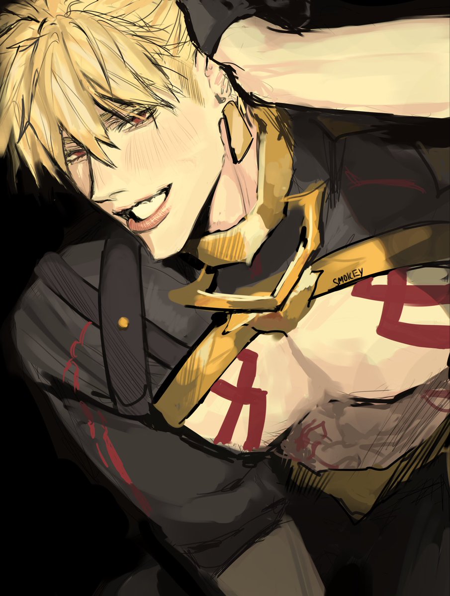 smokeigheh's tweet photo. hair down #gilgamesh #hsr https://t.co/w4UfE3WXjh