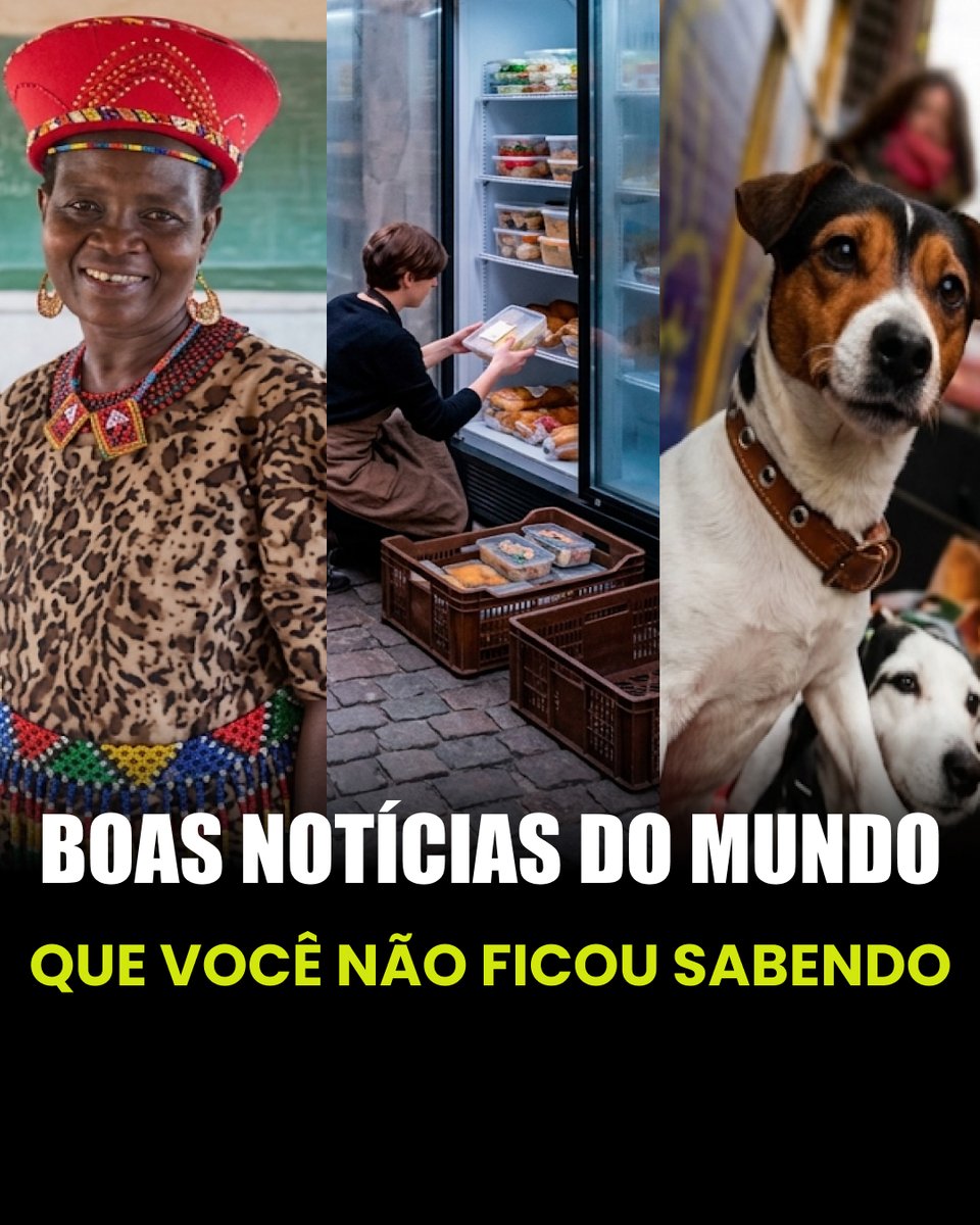 Ricamconsult's tweet photo. Em meio a tantas notícias ruins, as boas muitas vezes passam despercebidas.  Mas elas estão acontecendo. 

Iniciativas para reduzir a fome, melhorar a alimentação de crianças, proteger animais, ampliar direitos e transformar vidas mostram que, apesar de todos os problemas, o mundo também está avançando.  

Separei algumas boas notícias do mundo que talvez você não tenha ficado sabendo. Qual delas mais te surpreendeu?  

1/3

#mundo #boasnoticias #carrossel #3os #RicardoAmorim