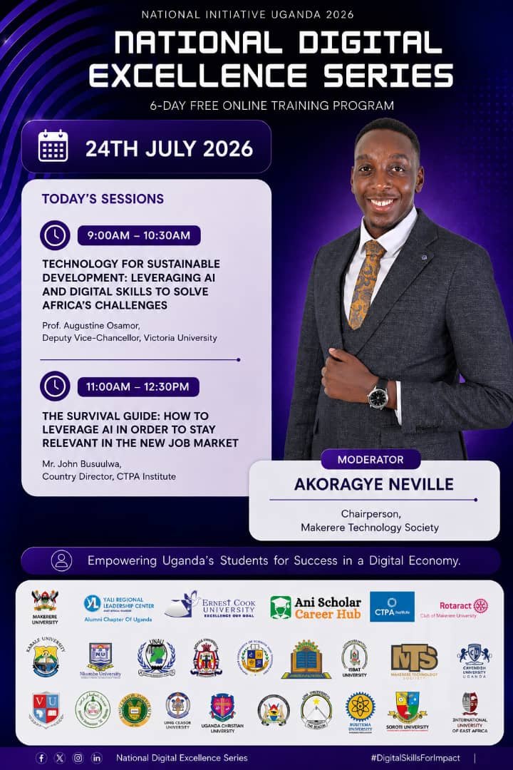 EdithOnya24's tweet photo. These remarkable sessions have continued to really show us that AI has not come to take away the jobs but rather with efficient leveraging of various AI tools, we humans can expound,  improve and thrive in the job market more. 🔥🔥🔥
#Day5ofNdes
#NationalDigitalExcellenceSeries https://t.co/BuVdPfZOz8