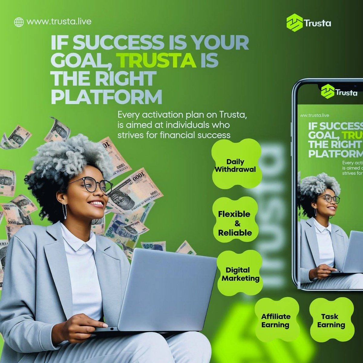 stevemich22's tweet photo. Making money online is easy… You just need the right information, good update like Trusta 💯

Opportunity like Trusta is rare if you miss it you’ve missed it. 💸

Don’t sit this one out…
Join the train now and start earning smart 🚀🎉

👉
https://t.co/iDgIpZUCJ6 https://t.co/j6PbJgf4pY