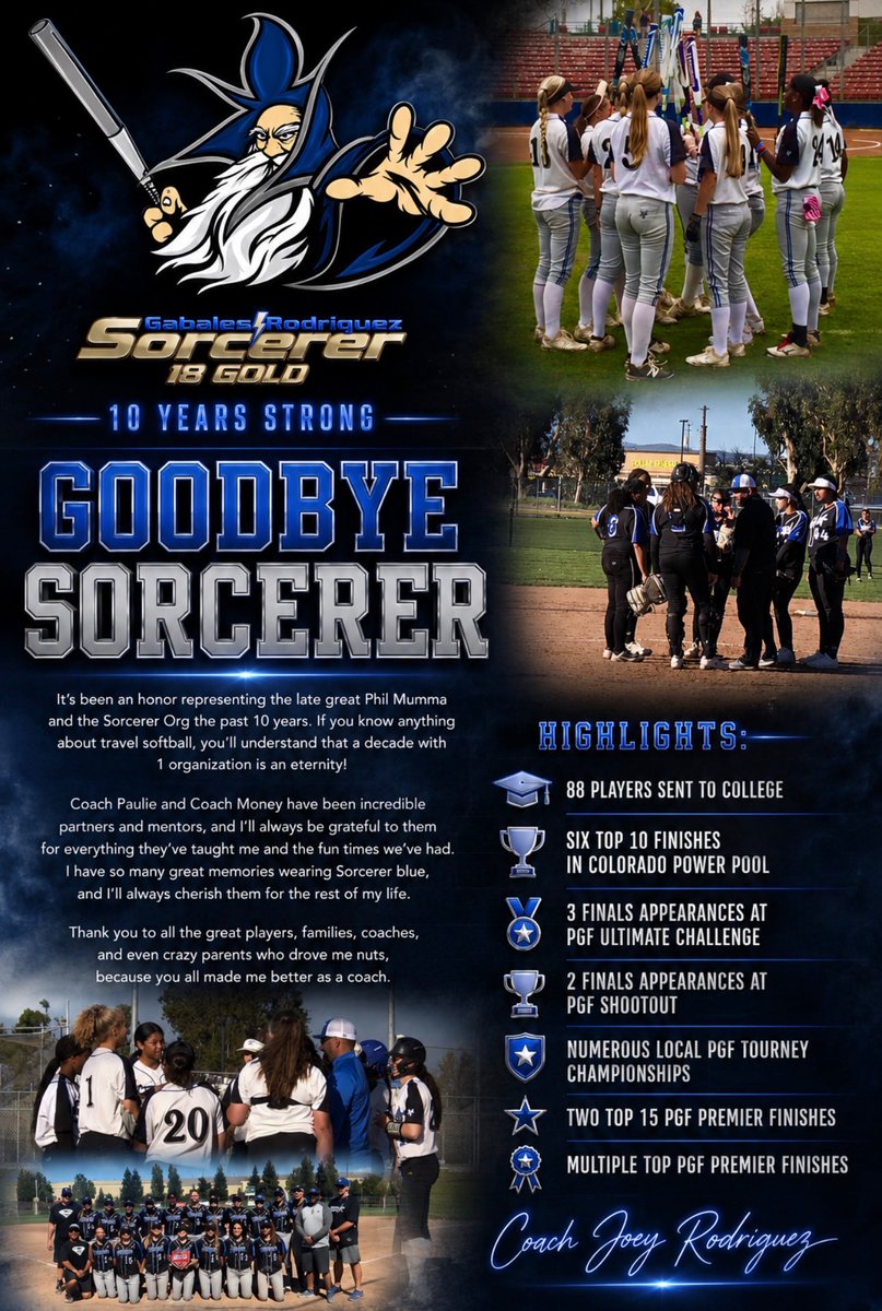 joepup3's tweet photo. It's been a helluva journey.  Salute to all my Wizaaaads out there! Coach Paulie and Coach Money....you are some real ones my brothas.  @pauliegabales @dodgerpop42 @Sorcerer18UGold https://t.co/jl1VwzXlef