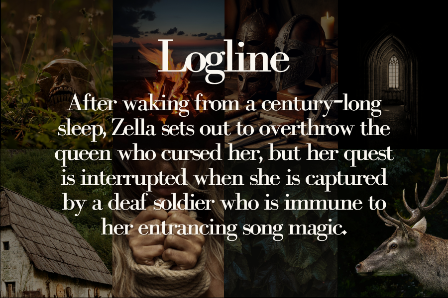 Lk_chopin's tweet photo. HEARTLESS HUNTER X NEVER EVER AFTER  
😴👑YA sleeping beauty reimagining 

🗡️Zella's on a mission to kill the queen who cursed her 
🏃Callum's hot on her heels 
🎶Zella compels her enemies with her entrancing singing voice 
🤟Callum can't hear her song 

#questpit #rf #q #ya #f https://t.co/5aqvgzobuY