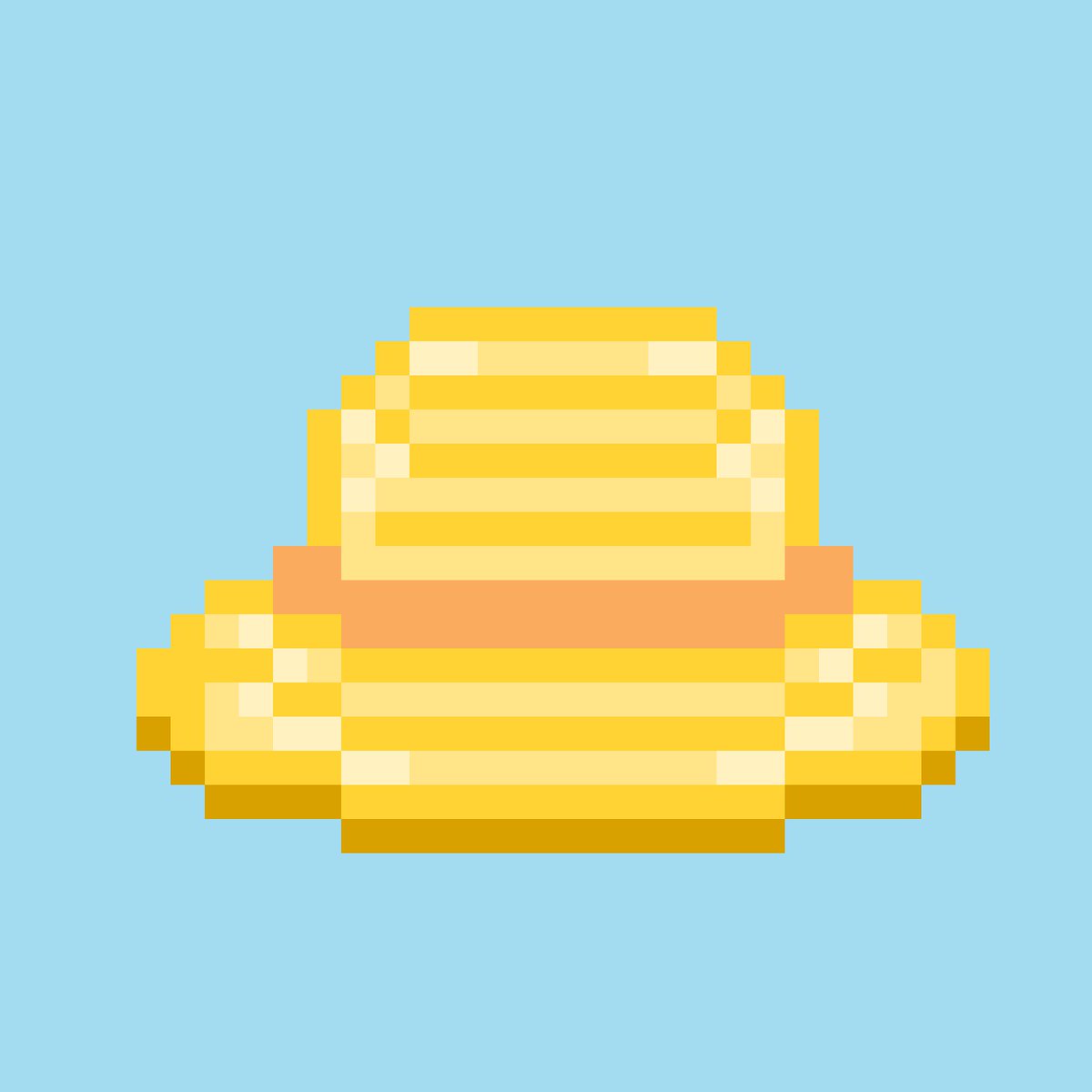 ritsu23125's tweet photo. 麦わら帽子
#ドット絵 #pixelart #StrawHat https://t.co/GlpLnLZNEH