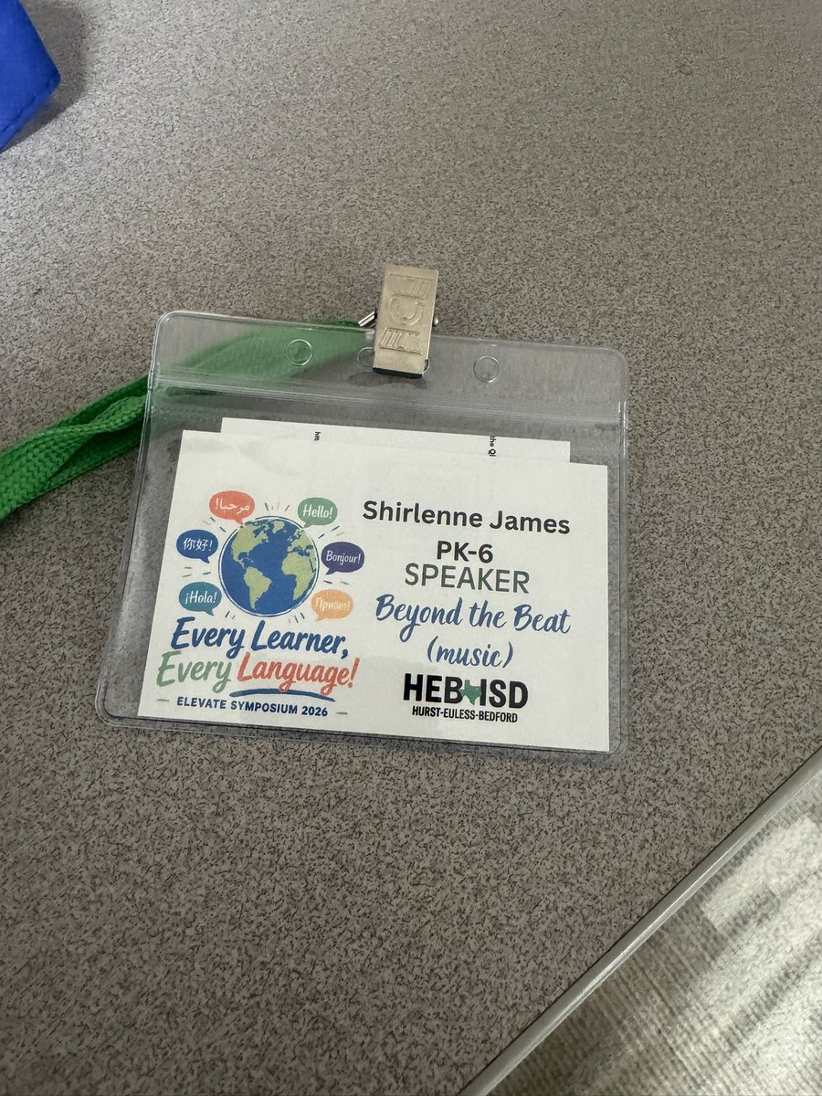 shirlenneperal1's tweet photo. 🎶Honored to present at the #HEBISD Elevate Symposium! Grateful for the opportunity to share how music can support language acquisition and literacy for multilingual learners. Thank you to everyone who joined the session! 
. 💙🎶🌎 💙🌎  #BilingualEducation #bilingualism https://t.co/GqCix6tkJf