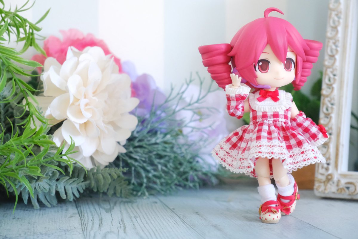 りんごちゃん・りんごちゃん ハンドメイド服 ミニチュアドール服