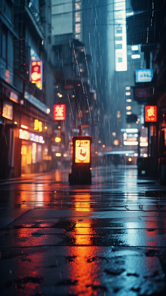 MarkmarkWorld's tweet photo. Street corner gold on a rainy afternoon – old bike, neon glow, quiet magic between drips. https://t.co/TIRoYzLj9k