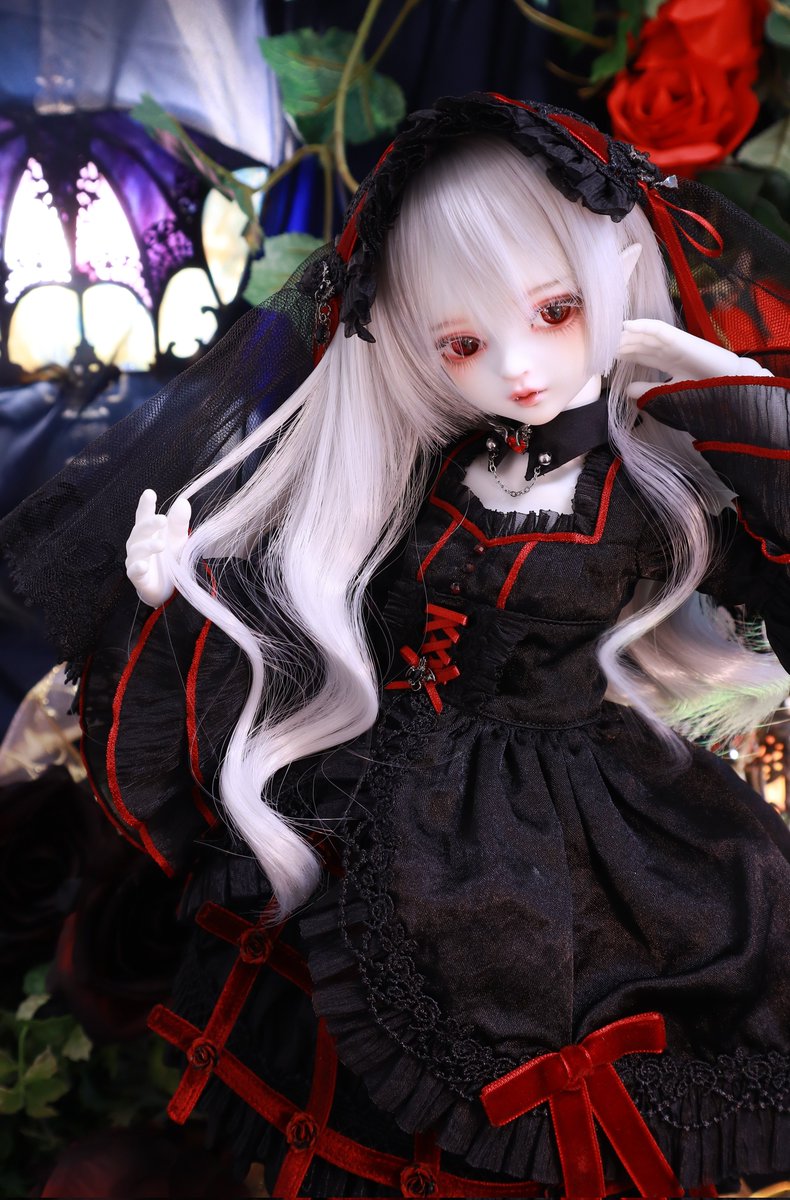 PoE_MomiP's tweet photo. 吸血鬼Deliaちゃんとりま一枚。エルフ耳だ！ありがとう！ https://t.co/kdEb6u9WER