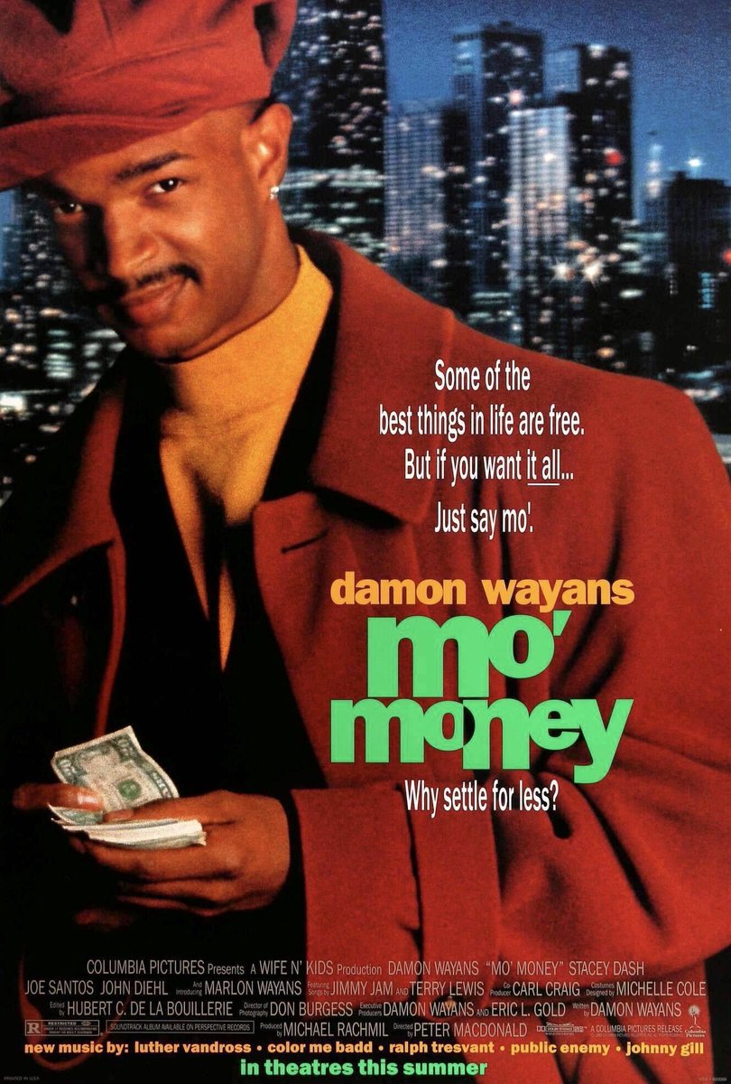 FilmNewsNos's tweet photo. 🎬MOVIE HISTORY: 34 years ago today, July 24, 1992, the movie ‘Mo’ Money’ opened in theaters!
#DamonWayans @staceydash #JoeSantos #JohnDiehl #BernieMac #HarryJLennix #MarlonWayans #MarkBeltzman #QuincyWong #KevinCasey #PeterMacDonald https://t.co/R9ynOcFKax