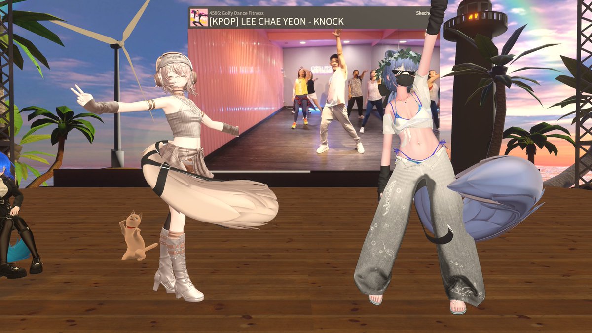 Skechobi's tweet photo. #vrchat
■ワールド名
PyPyDance
https://t.co/YPcY5k0XGB

踊る阿呆に見る阿呆。同じ阿呆なら・・・踊りましょう。

■同行者
@orangeyururiyu https://t.co/VkvCsr8sTL