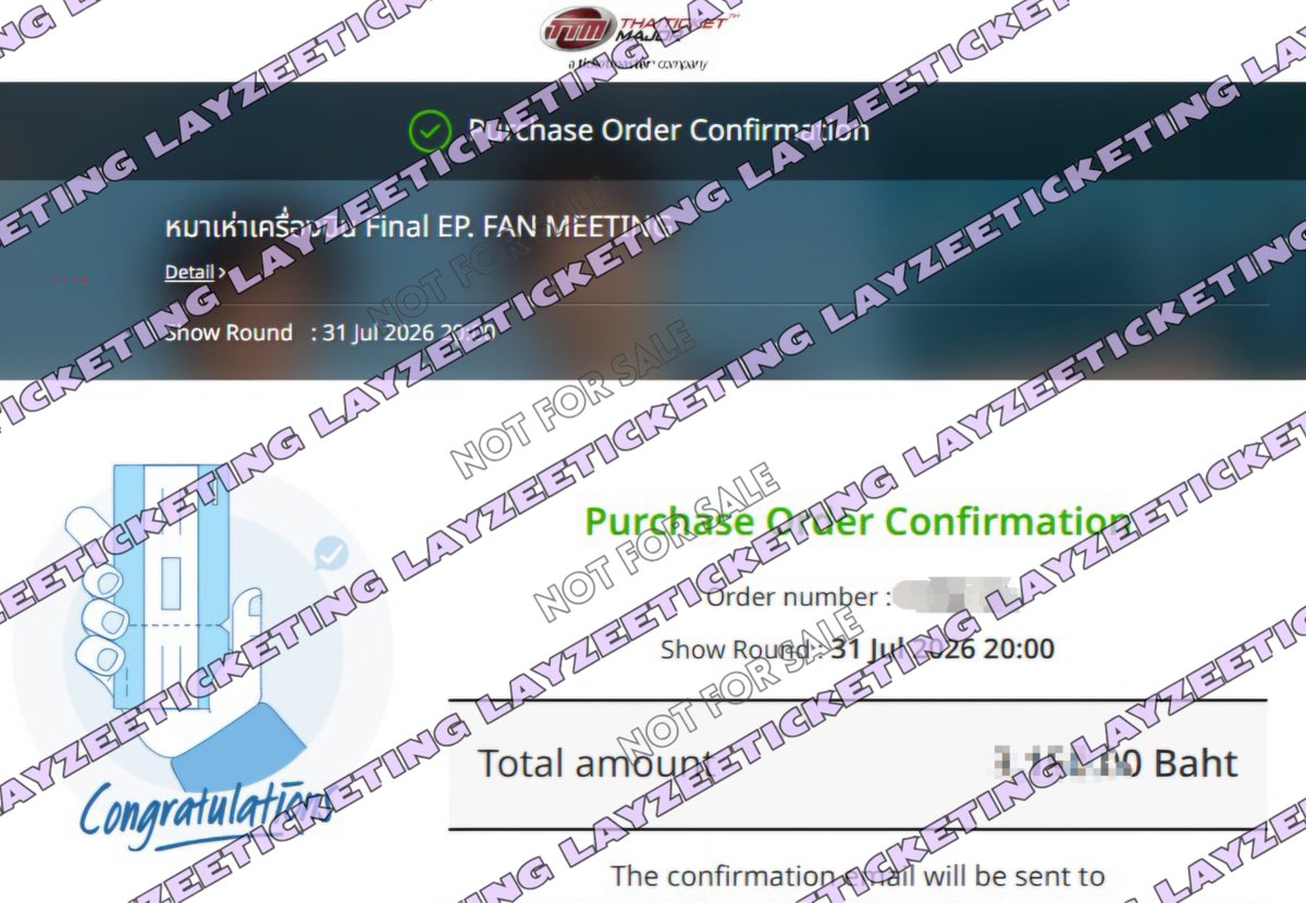 layzeeticketing's tweet photo. #layzeeticketing 
❌️‼️NOT FOR SALE‼️❌️

SECURED 2 TICKETS
#ADogAndAPlane Final Ep Fanmeeting
➡️Zone C1 (side by side seat)

Any request➡️https://t.co/pa5VqQCh0A
-💜 https://t.co/FAz1M4NA5r