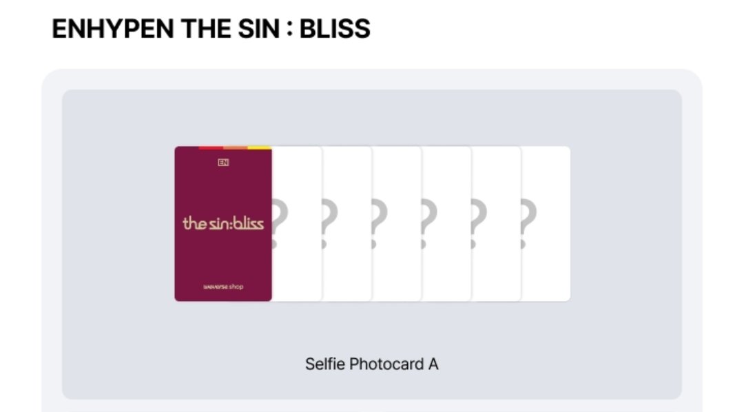syujiee's tweet photo. WTS ENHYPEN ‘THE SIN : BLISS
(WV POB) Order secured
Regular ver
RM17.50 each
✅️Jungwon
✅️Jay
✅️Jake
✅️Sunghoon
✅️Sunoo
✅️Ni-ki
RM105 /set
✅️OT6

Engene ver
RM17.50 each
✅️Jungwon
✅️Jay
✅️Jake
✅️Sunghoon
✅️Sunoo
✅️Ni-ki
RM105 /set
✅️OT6
#pasarenhypen https://t.co/Nazs1WE7ev