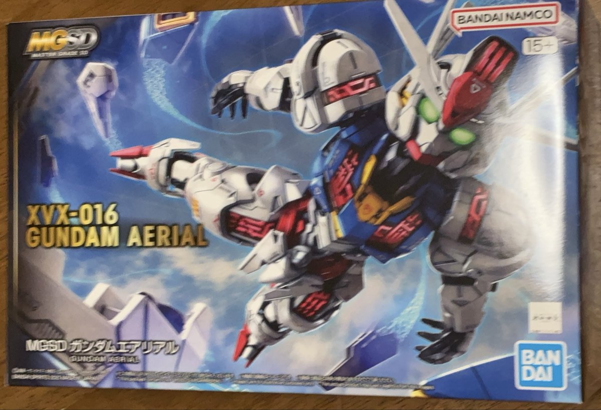 HobbyLeef's tweet photo. #MGSDエアリアル 、ゲット！
まさかの、百貨店のイベント出店？コーナーで発見しました！
やったぜ！
今日は休みだし、組みたいー
用事済ませないと！ https://t.co/I0y0iwyTW7