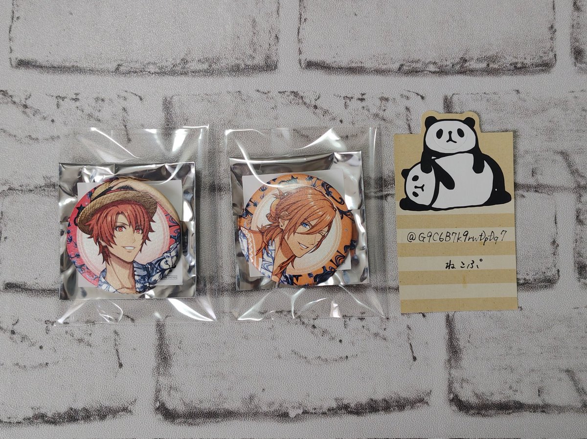 G9C6B7k9rwDpDq7's tweet photo. 【交換】うたプリ グラショ 池袋 浴衣 ビジュカ 缶バッジ

譲：音也,那月,レン,翔,セシル,カミュ

求：嶺二(浴衣)

ビジュカ⇔缶バの異種も可(差額不要)

本日25日池袋にてお手渡し希望です。
検索からもお気軽にお声掛けください。
よろしくお願いいたします。 https://t.co/kBcR3ck1Ak