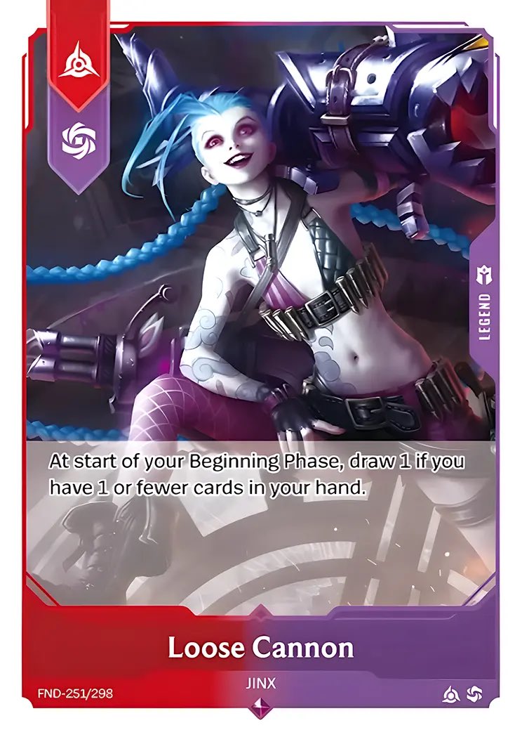 0xlcw's tweet photo. One of the topics in the riftbound community has probably been the project K artwork.
Personally, the original Jinx artwork will always be the most captivating version to me, especially jinx rebel
Any other riftbounder here also love the old artwork?
#riftbound #tcg  #ProjectK https://t.co/sSXBmOgJVi