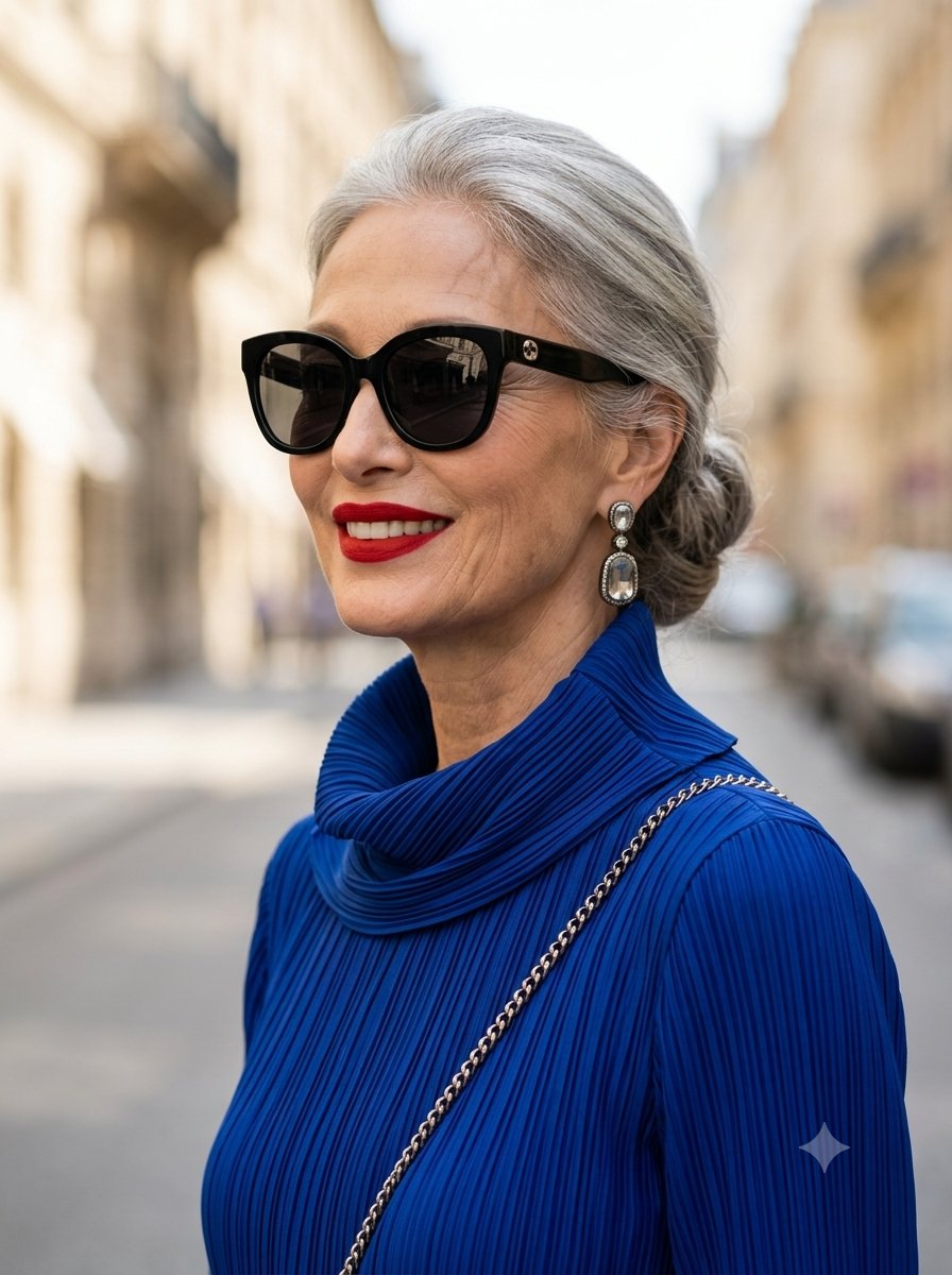 Elegant Mature Woman Portrait