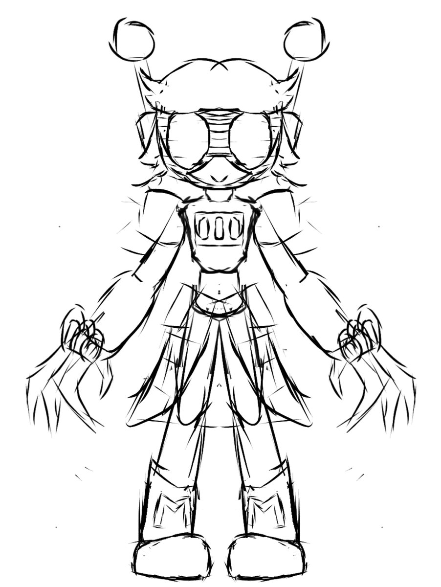 Mechanised_Mess's tweet photo. Here are rough sketches for the redesigns for MechDresser and Asset 20. I redesigned both of them to fit my current oc roster however made them more unique compared to them so you can tell they're outliers. MechDresser will have a name change and both will get art on them soon https://t.co/d1eaBTypY5