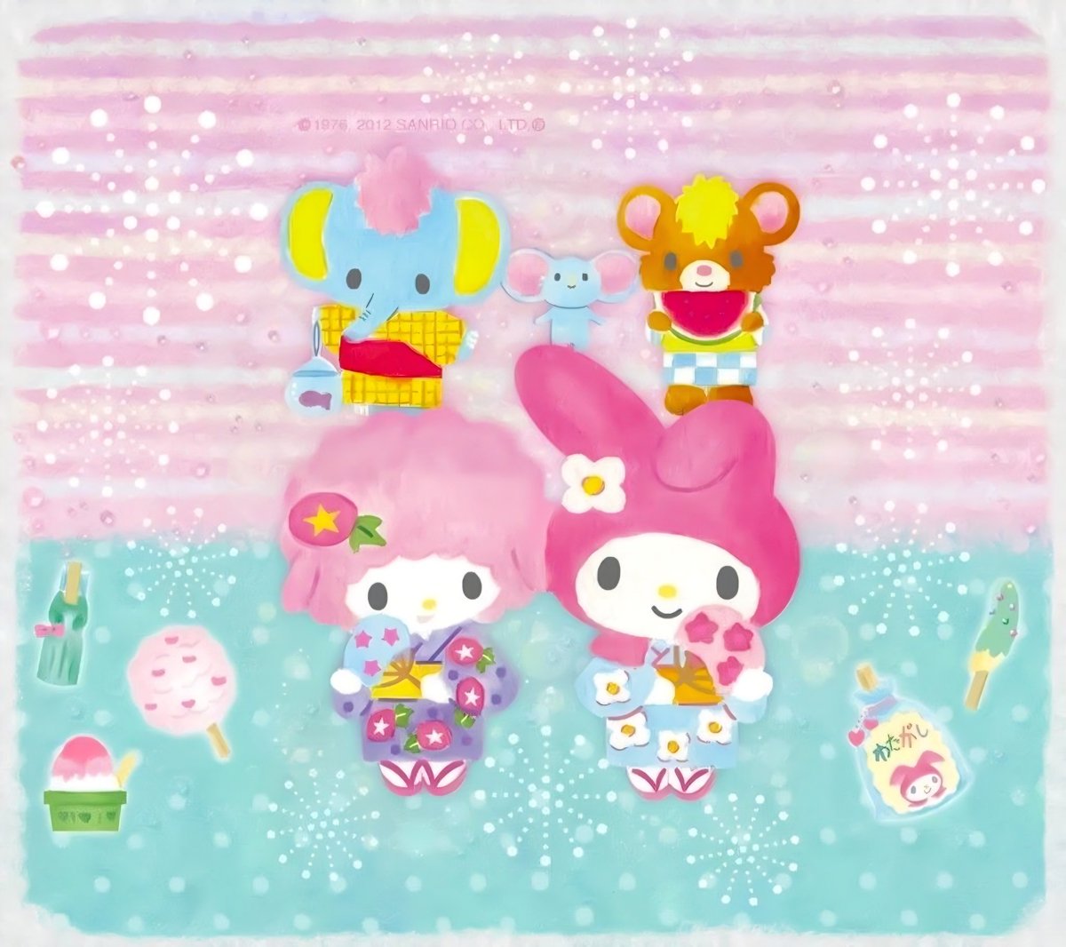 michell98447422's tweet photo. @Melody_Mariland My Melody, any color is pretty on you both... so just enjoy the fireworks gathering! ♡ 🥰✨🩷👘💖🍧🩷✨🎆
#花火大会 https://t.co/B6a5ijYzgj