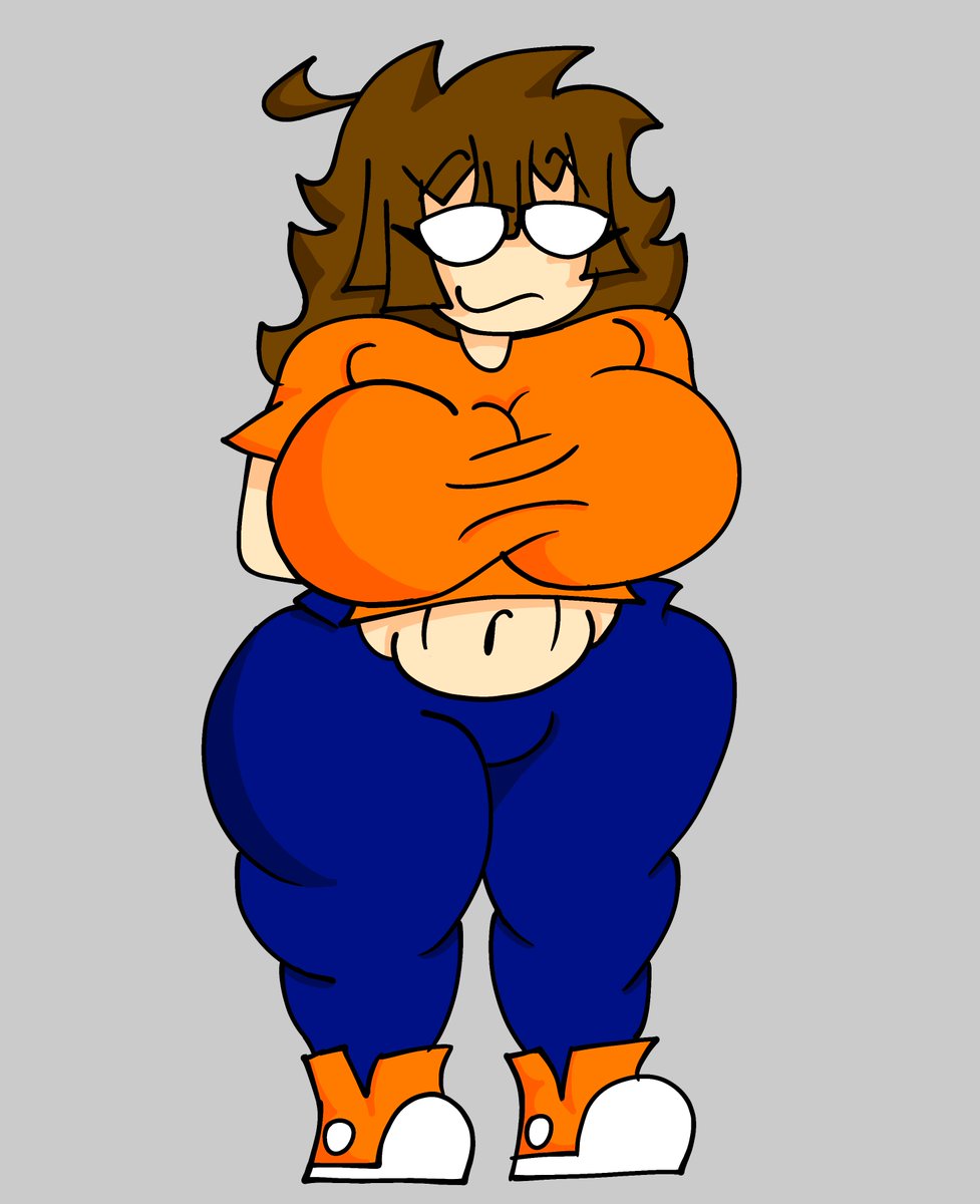 Elllie34's tweet photo. I decided to make my oc taller and curvier hehe :3 https://t.co/5VkaIruiPG