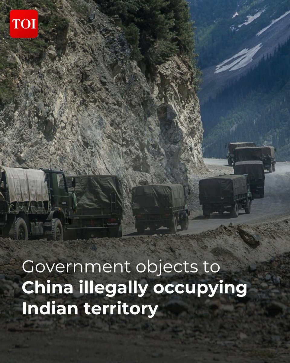 timesofindia's tweet photo. #India has been consistent in not violating #China's sovereignty, but #China continues to illegally occupy Indian territory in #J&K and #Ladakh, said govt, days after external affairs minister #SJaishankar's meeting with his counterpart Wang Yi.The assertion was in response to a question at a media briefing on the Chinese readout of the meeting in which it quoted Jaishankar as saying India's positions on issues concerning Taiwan and Tibet have not changed, and India respects China's sovereignty. 

More details 🔗https://t.co/I7qB2eMwUz 

News beyond the headlines — on the TOI App 👉 https://t.co/ogFaRsVinV