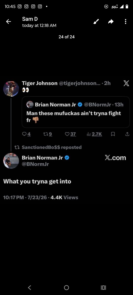 fightinwordz1's tweet photo. WHAT YALL THINK ABOUT THIS? #briannormanjr #tigerjohnson https://t.co/H0gysxL19N