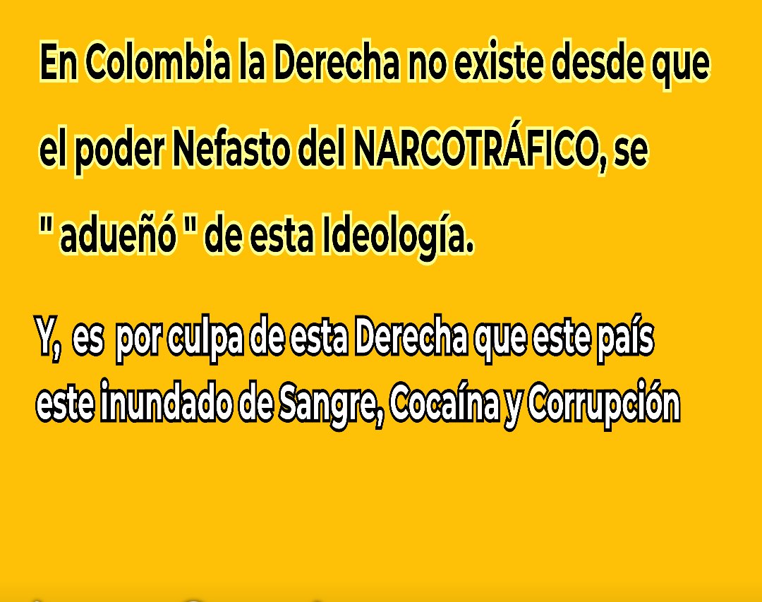 jmanuelgr60's tweet photo. @Danielbricen Usted Briceñero, pertenece a esta Derecha Colombiana, Criminal, Narcotraficante y corrupta.. https://t.co/aCyhynEpX5