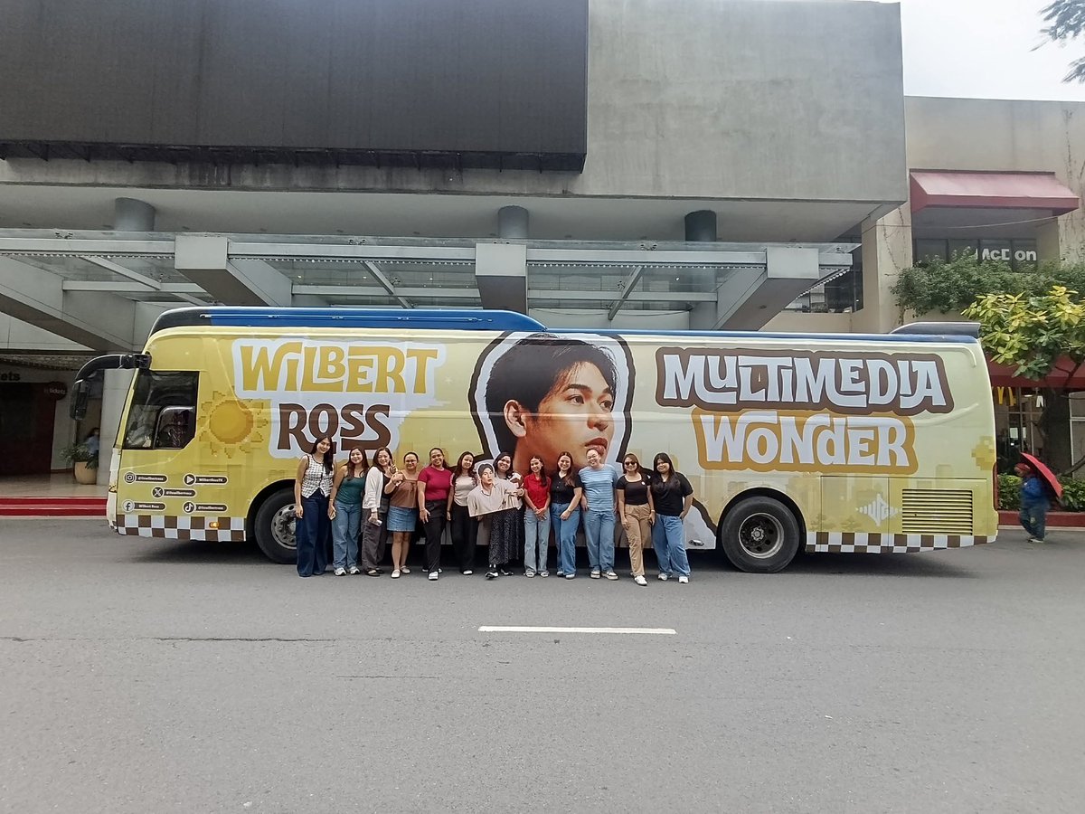 FansOnBoard_PH's tweet photo. 📢WILBERT ROSS BUS IS NOW AT NEW FRONTIER THEATER🥳

Wilbus has arrived and is now around the venue! 👀✨
Keep your eyes open—you might spot the bus while you’re in the area!

Don’t forget to take a photo, share your Wilbus sighting, and tag us! 📸💙

See you around, everyone! 🚌✨

Project by: @wilbest_ofc

#WilbertRossBus #WilbertRoss #FansOnBoardPH
#NewFrontierTheater #PhotoOpTime