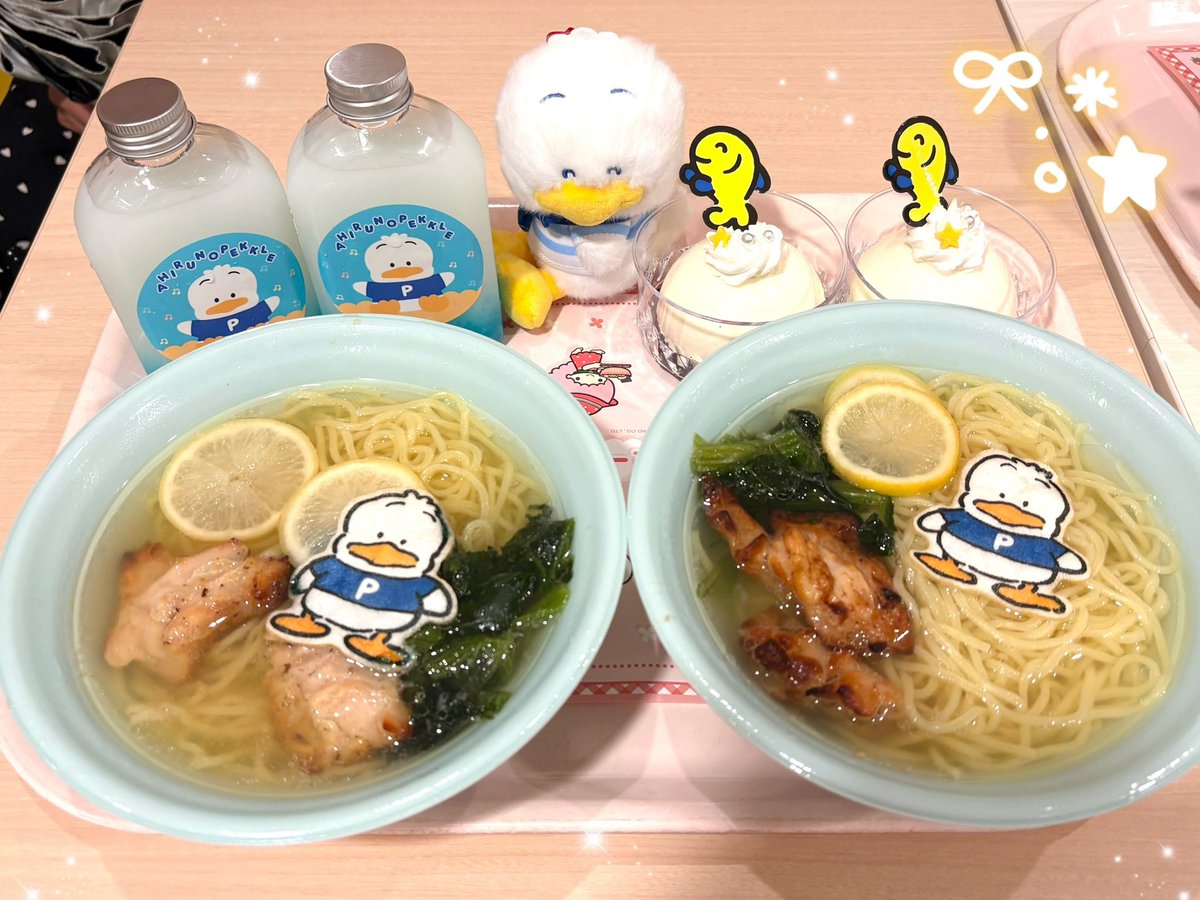 nyanmelo_118's tweet photo. ペックルのバースデーラーメン🍜️🩵 https://t.co/iUnwuk2TTr
