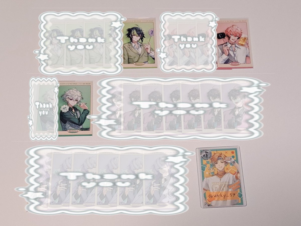 uvky_59's tweet photo. 【交換】にじさんじ MECHATU-A On-Deck! 封入特典 ランダムフォトカード

【求】IDカードの方
【譲】画像参照

郵送のみ

お気軽にお声がけください🙇🏻‍♀️ https://t.co/SYa8ipiguN