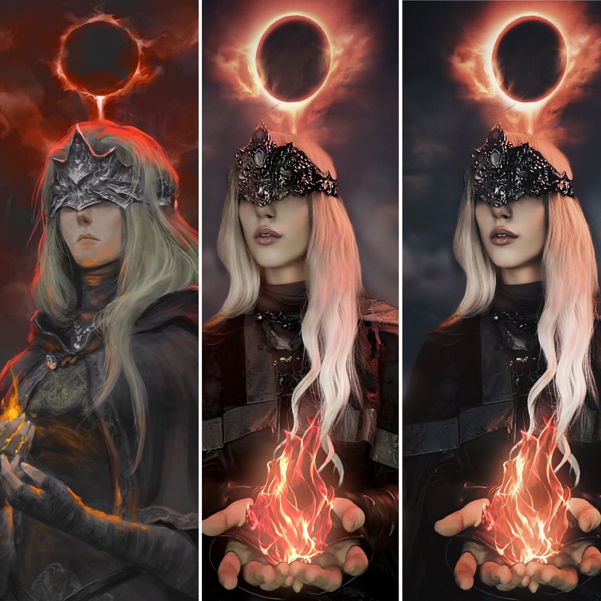 ibethegrimm's tweet photo. Reference pic on the left <3 less intense filter in middle! My fave on the right ~ https://t.co/kPdbewTXcN