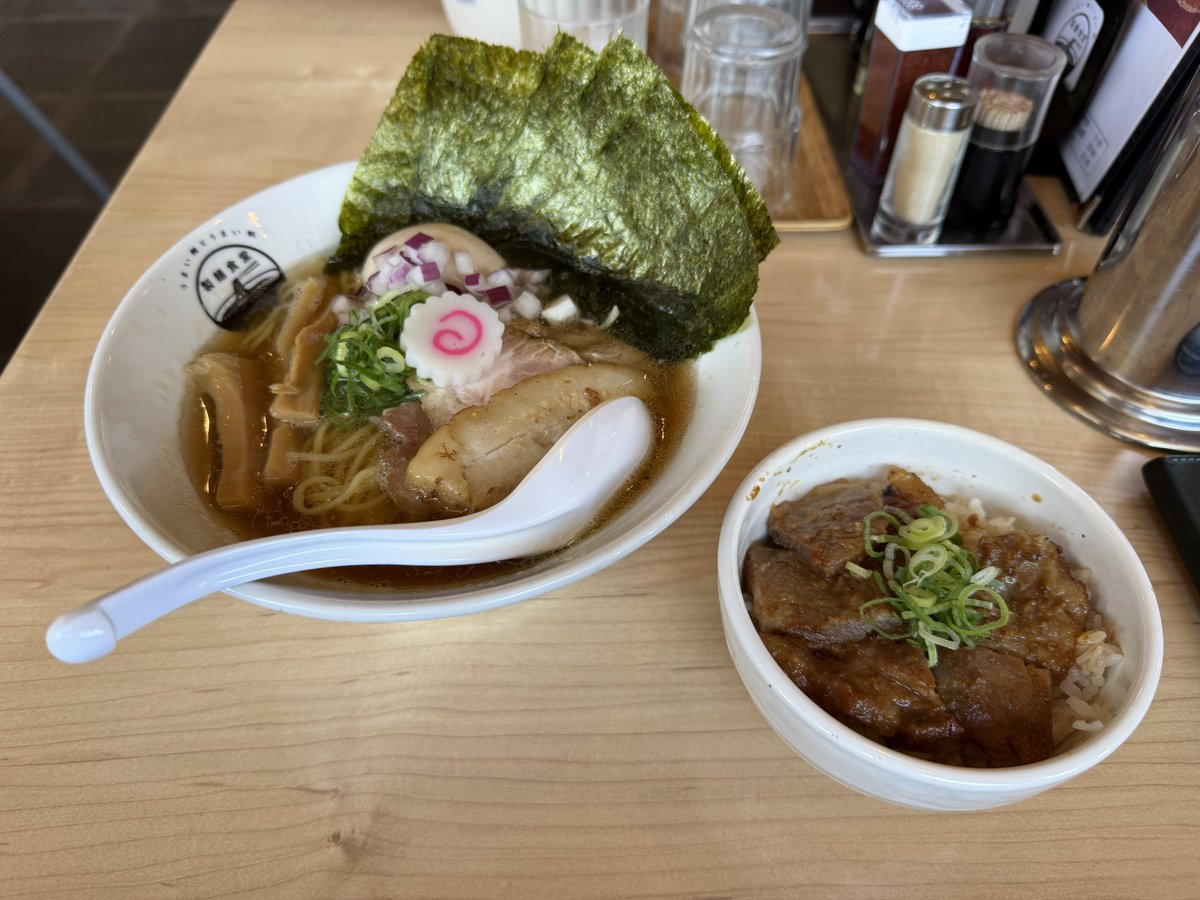 saki_ongeki's tweet photo. 藤沢の製麺食堂あぶみ https://t.co/UfbpGzNVG9